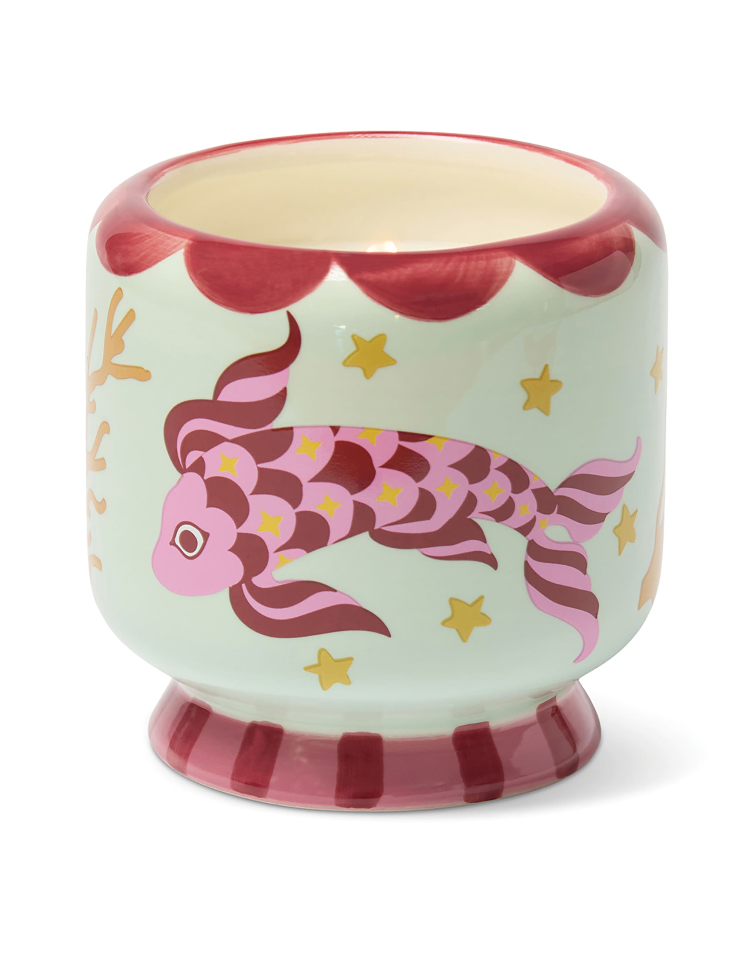 A Dopo Koi Fish Sea Salt & Sage Ceramic Candle 226g