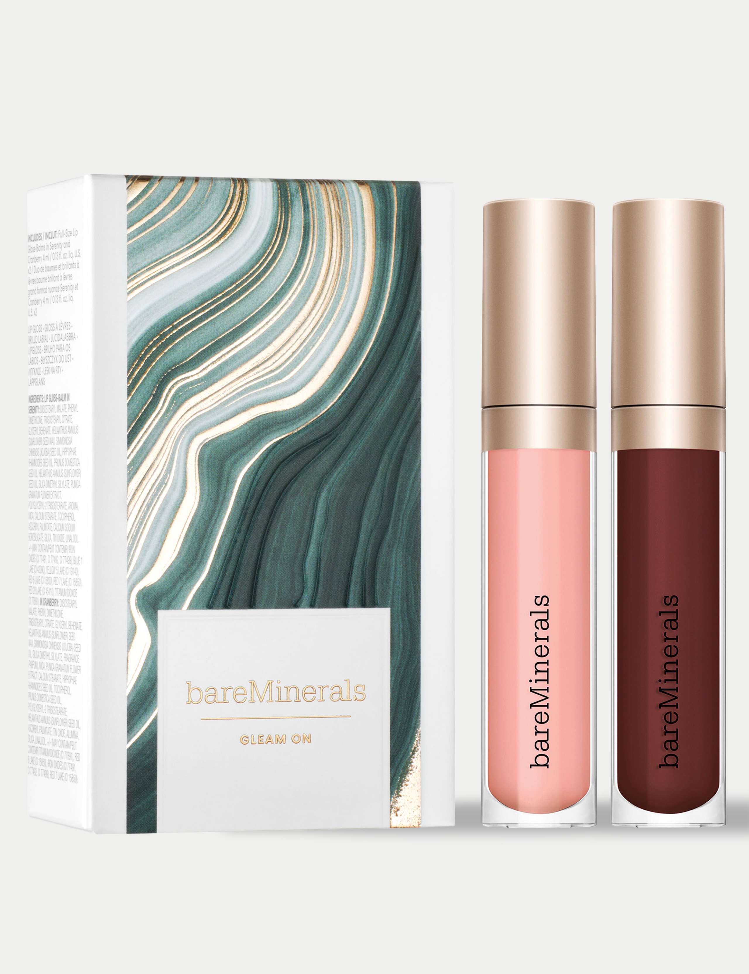 Gleam On Full Size Lip Gloss-Balm Duo