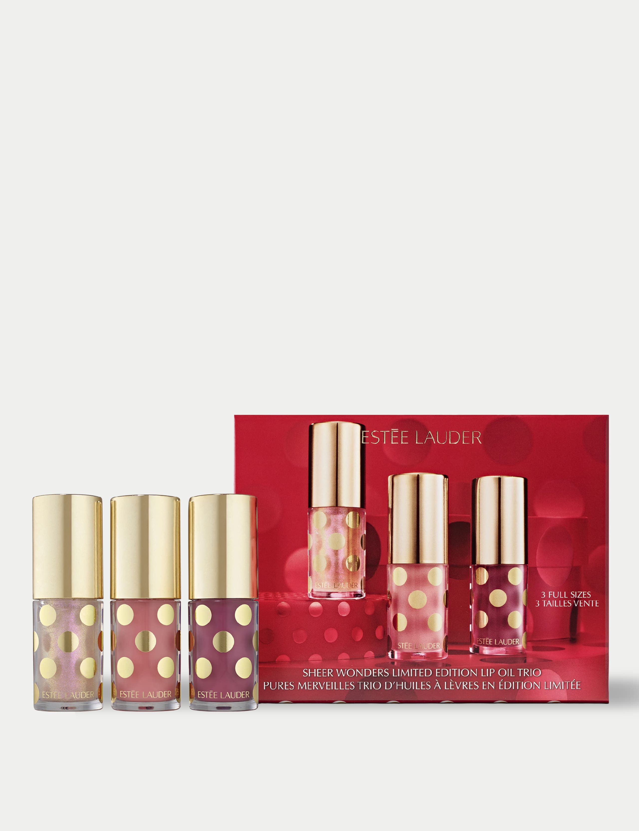 Sheer Wonders Holiday Lip Oil Trio