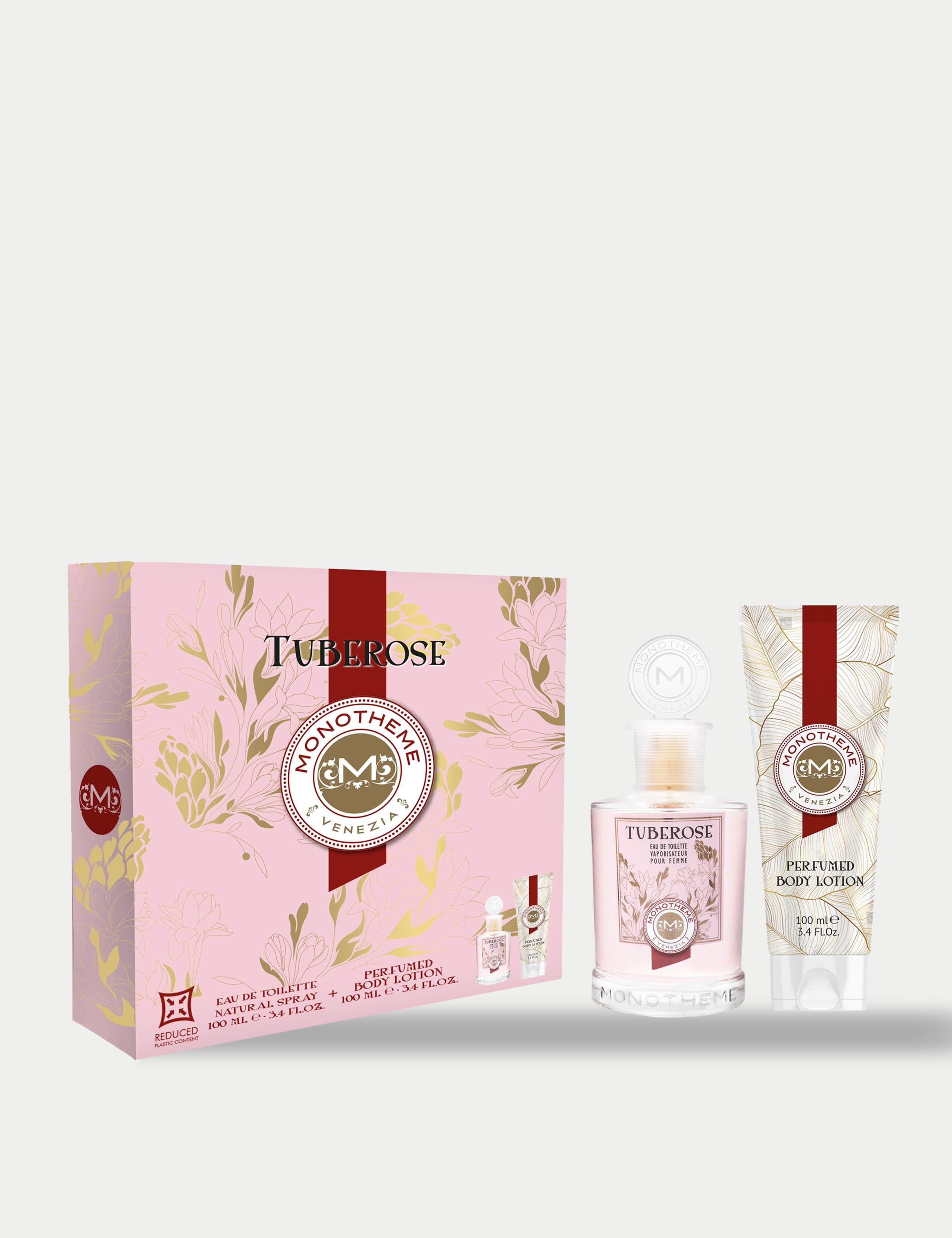Monotheme Tuberose Eau de Toilette and Perfumed Body Lotion 100ml Gift Set