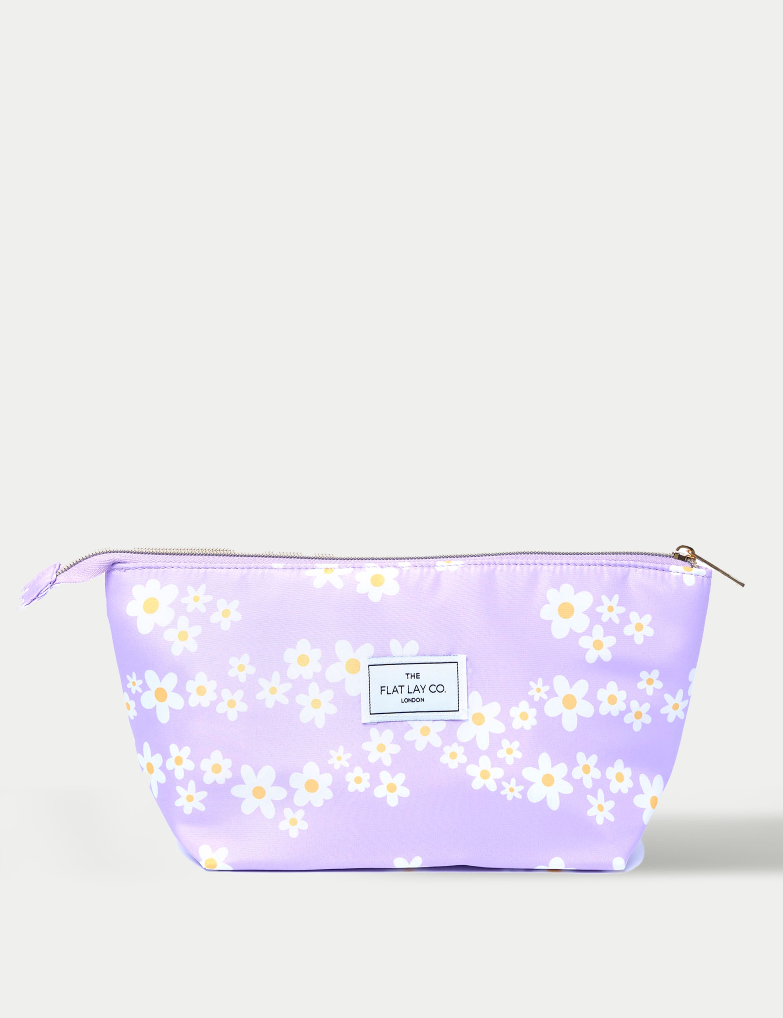 Essential Makeup Pouch - Lilac Daisy
