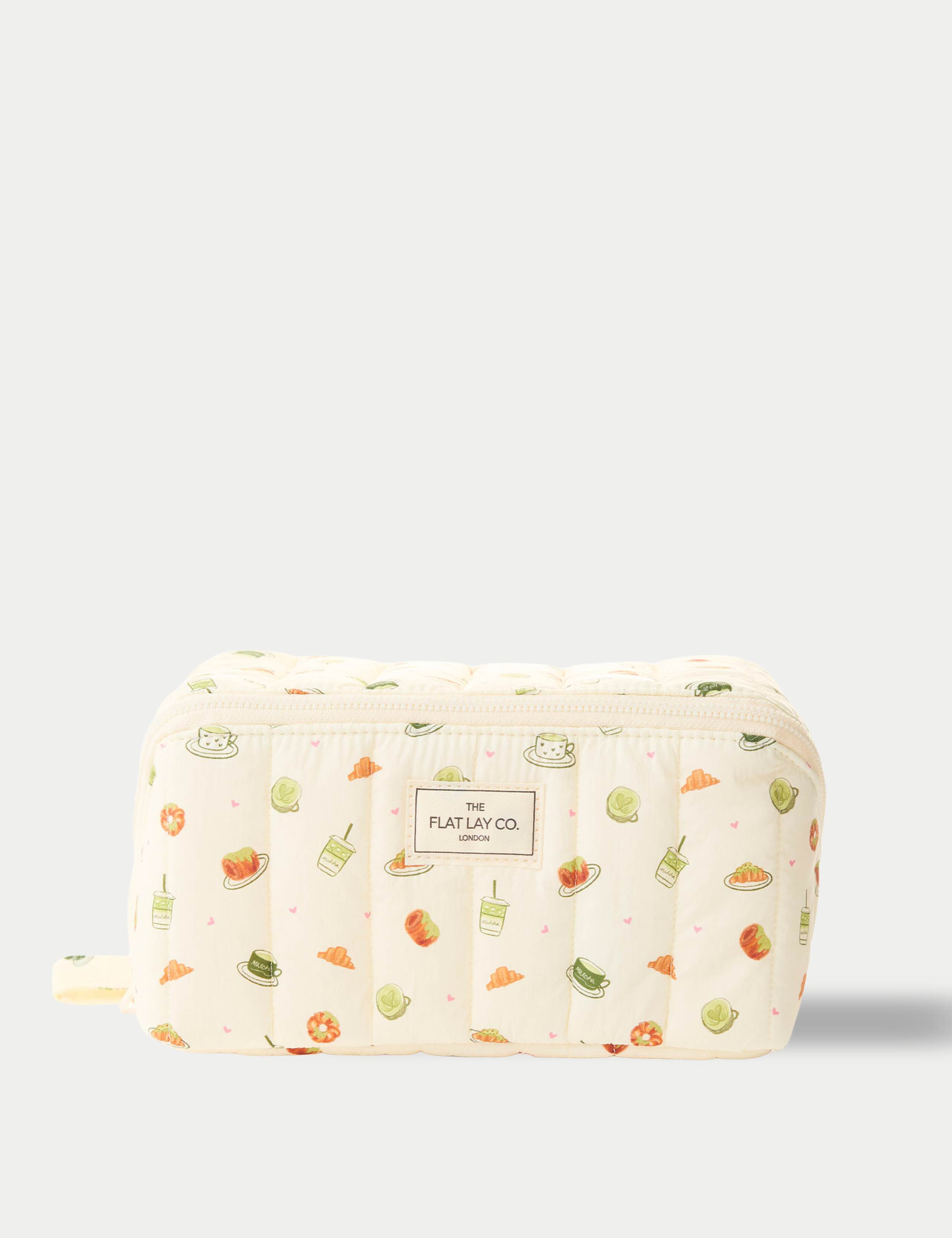Marshmallow Flat Lay Makeup Box Bag
