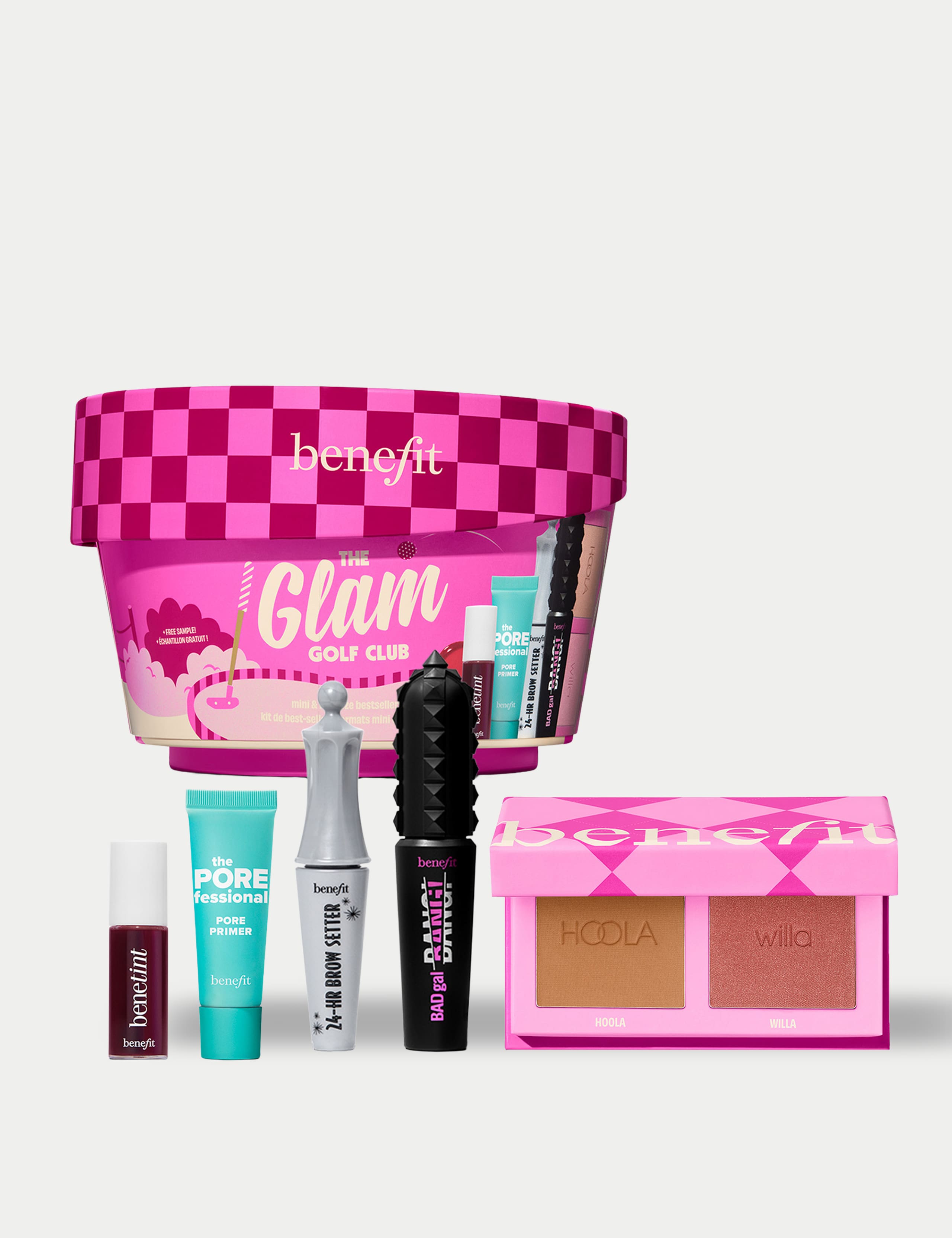 The Glam Golf Club, 6-piece Full Face Makeup Gift Set