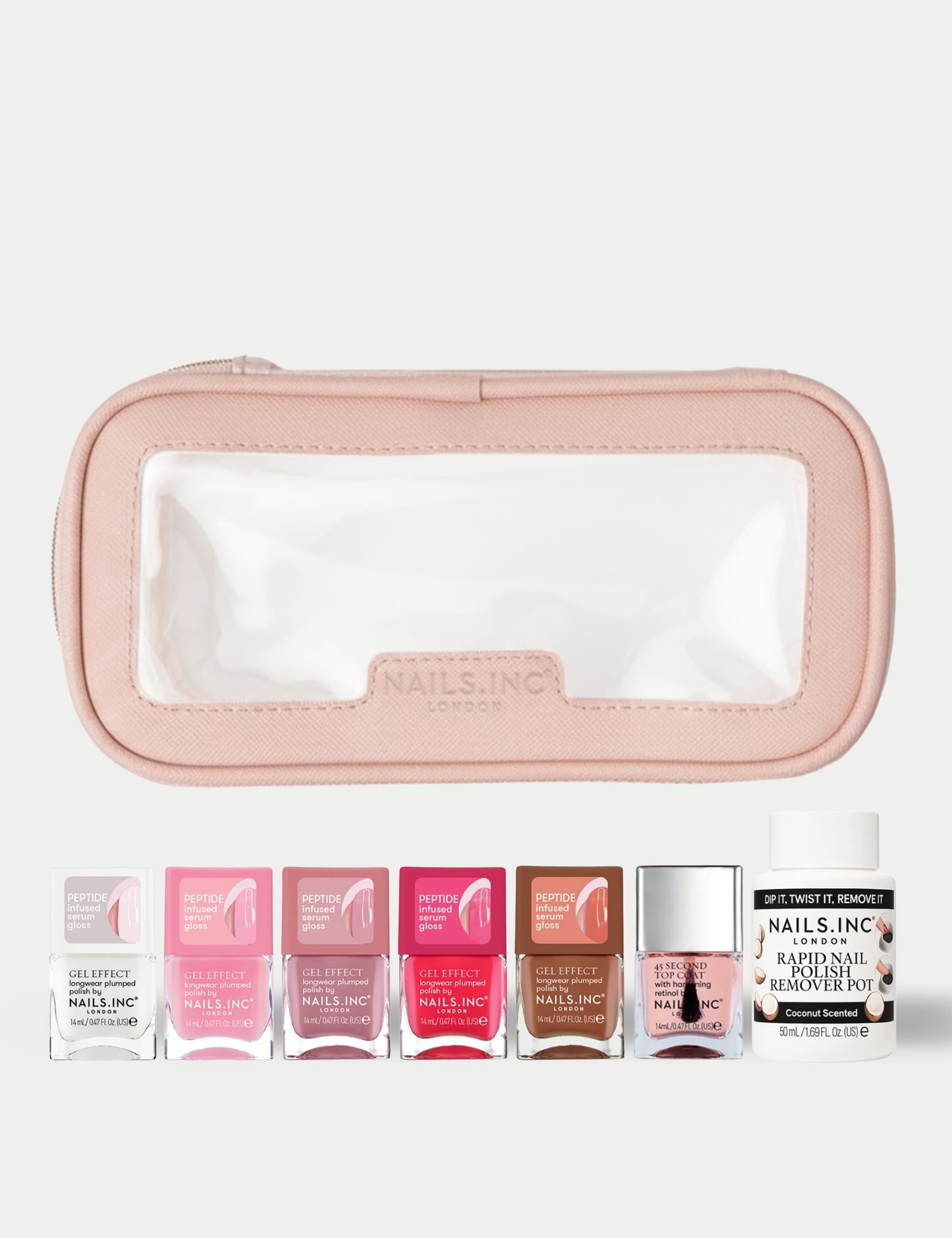 Plump And Glow 8-Piece Peptide-Infused Nail Polish Set