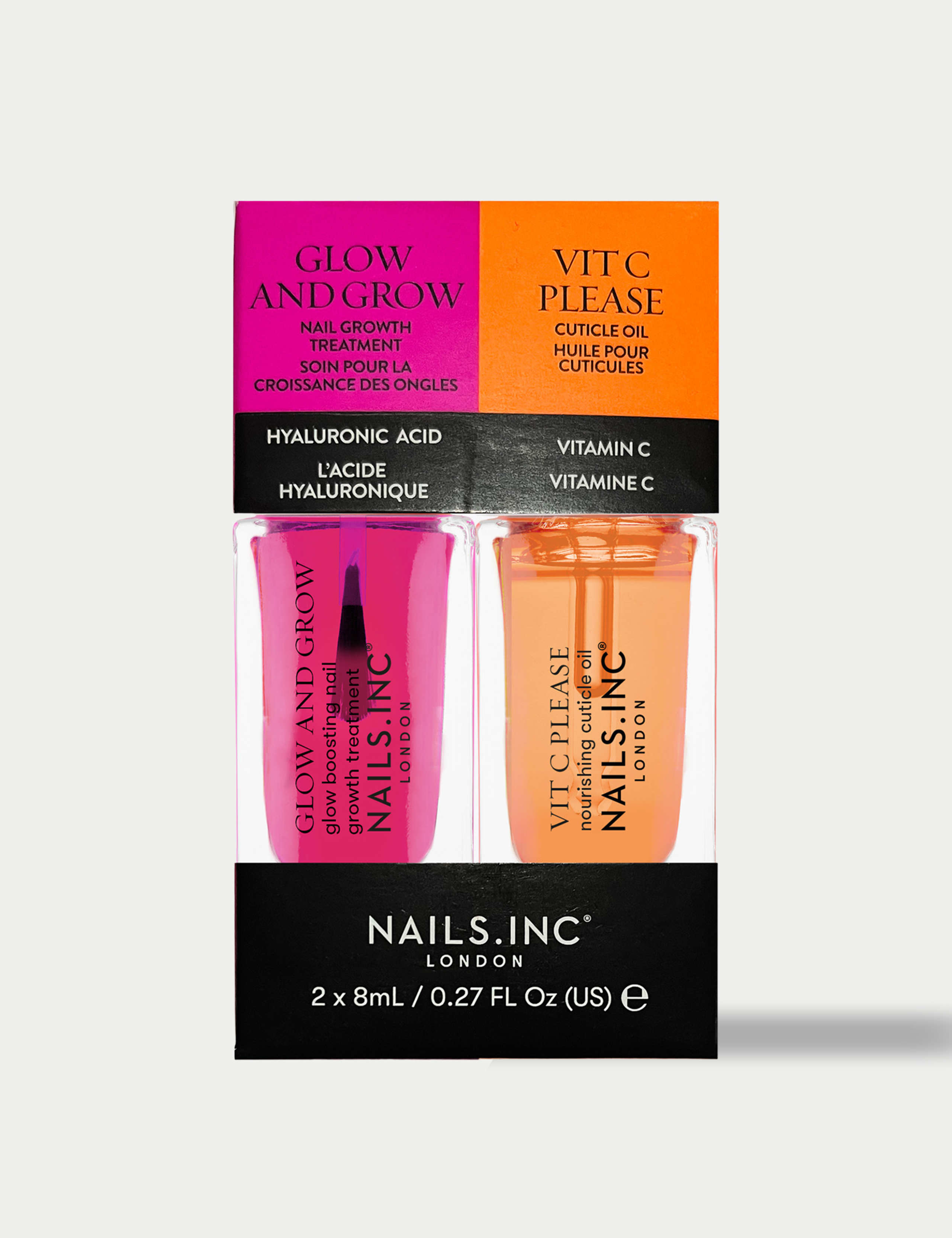Glow And Grow X Vit C Please Nail Treatment Duo