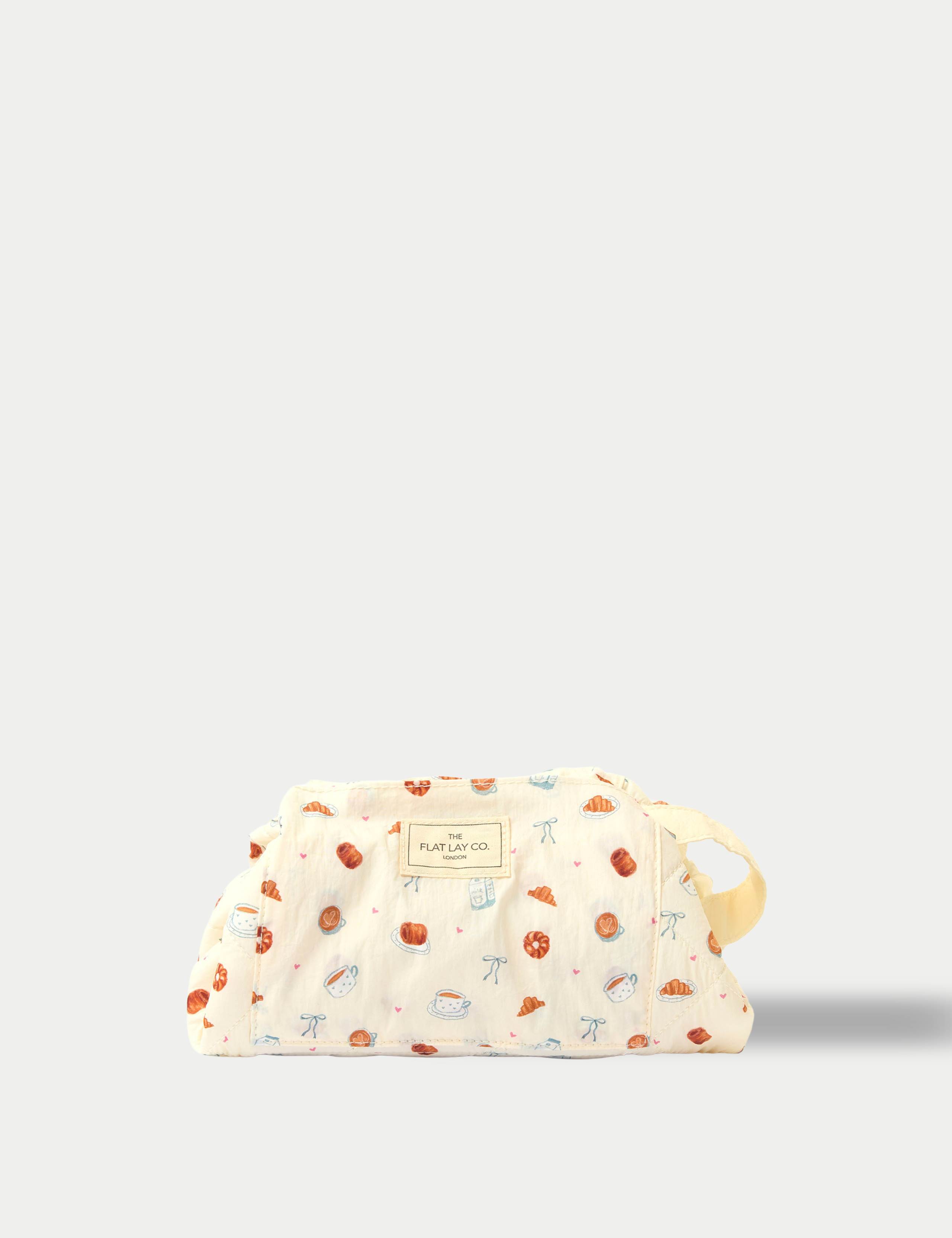 Parachute Drawstring Flat Lay Makeup Bag - Patisserie
