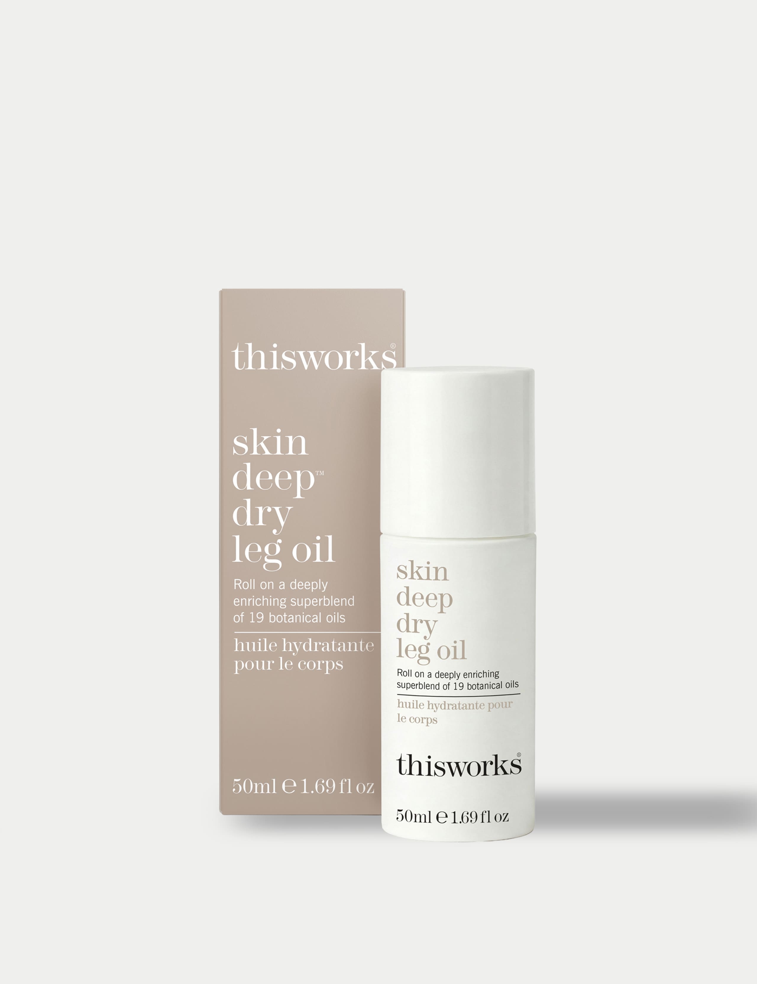 TW Skin Deep Dry Leg Oil Roller 50ml