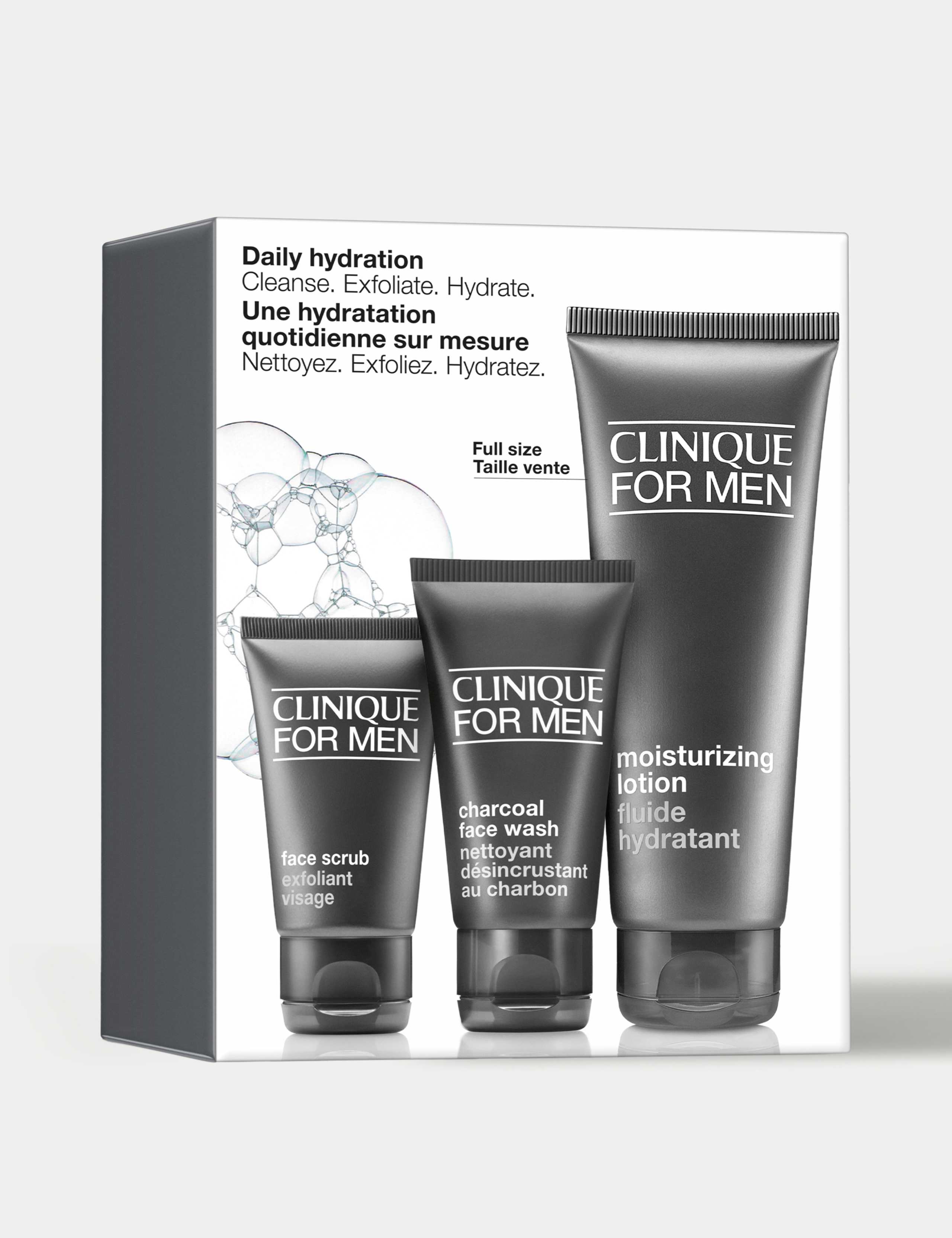 Daily Hydration: Men's Skincare Set for Normal to Dry Skin
