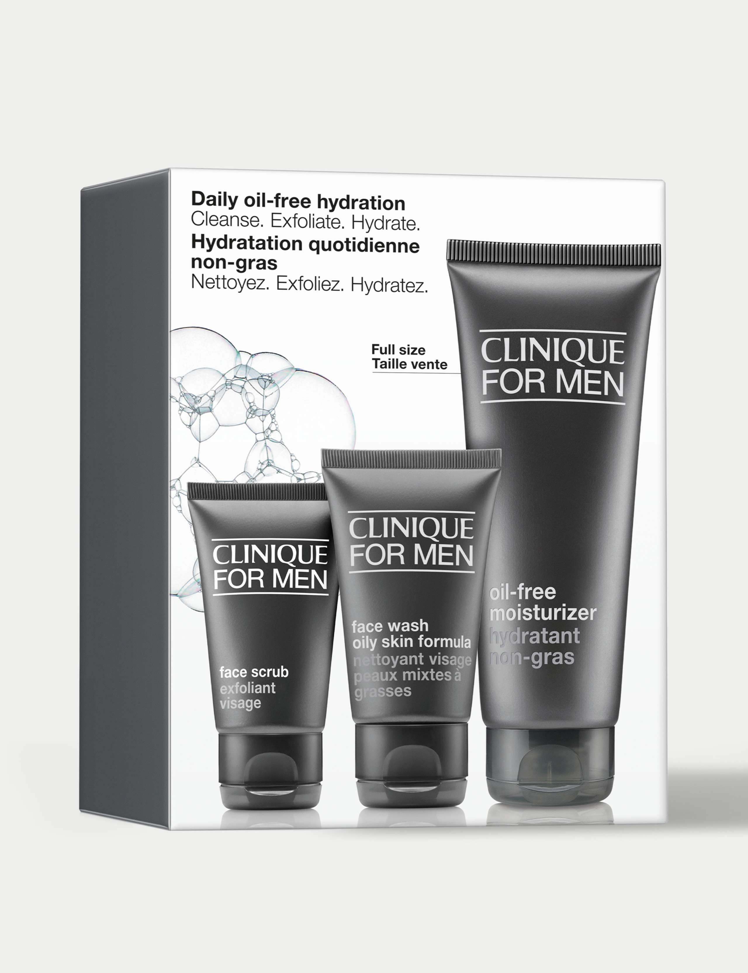 Daily Hydration: Men's Skincare Set for Oily Skin
