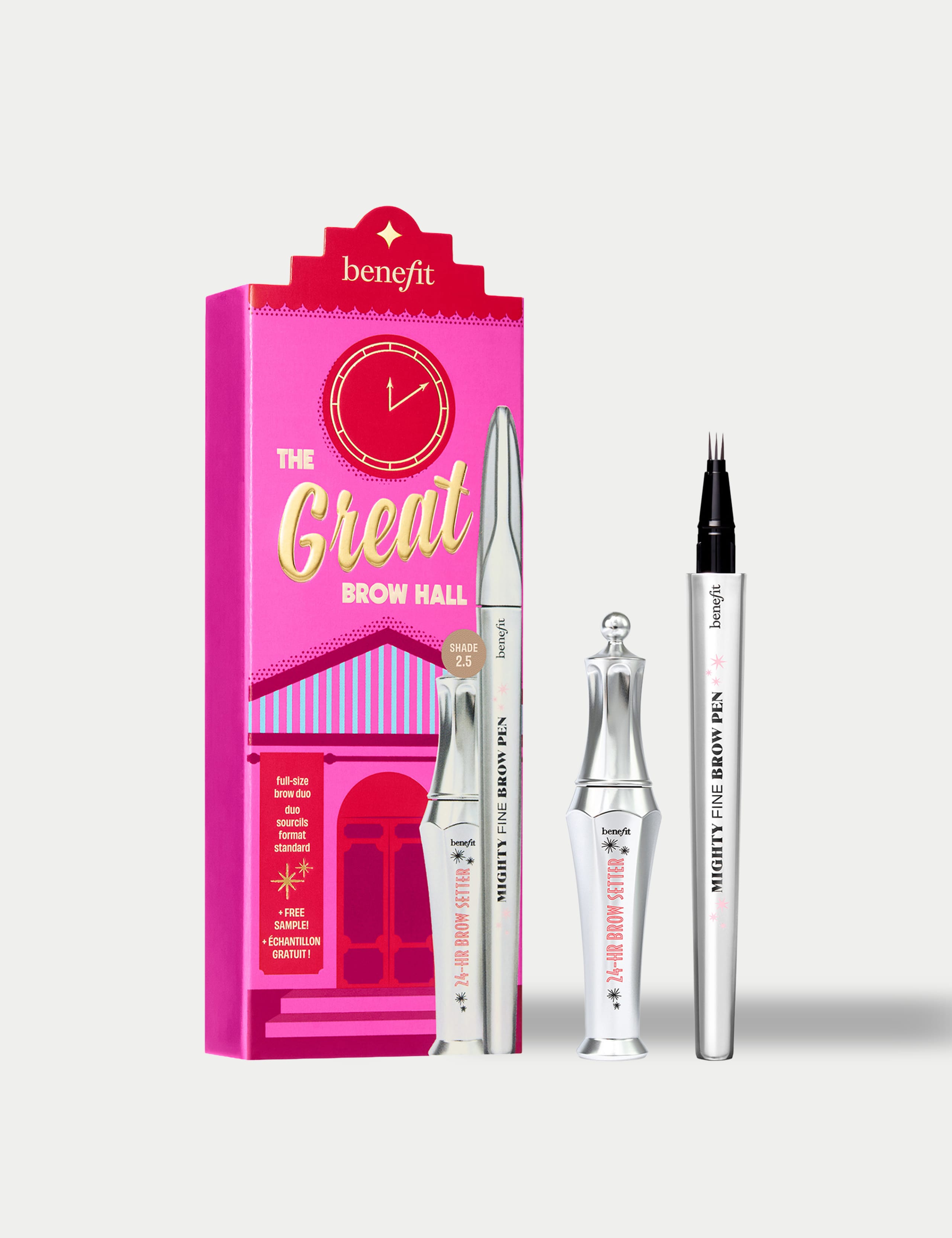 The Great Brow Hall, Eyebrow Pen & 24Hr Brow Setter Duo Gift Set