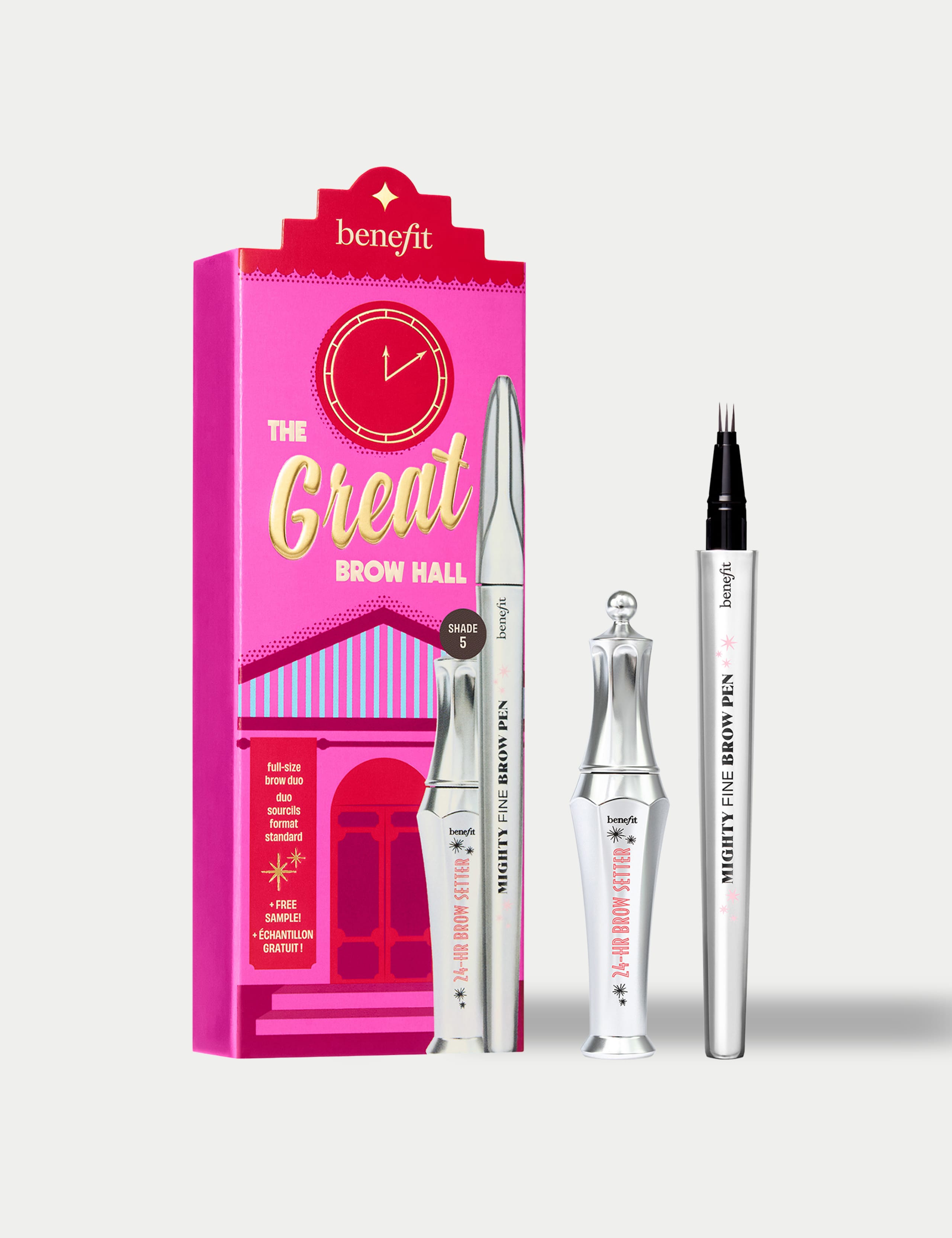 The Great Brow Hall, Eyebrow Pen & 24Hr Brow Setter Duo Gift Set