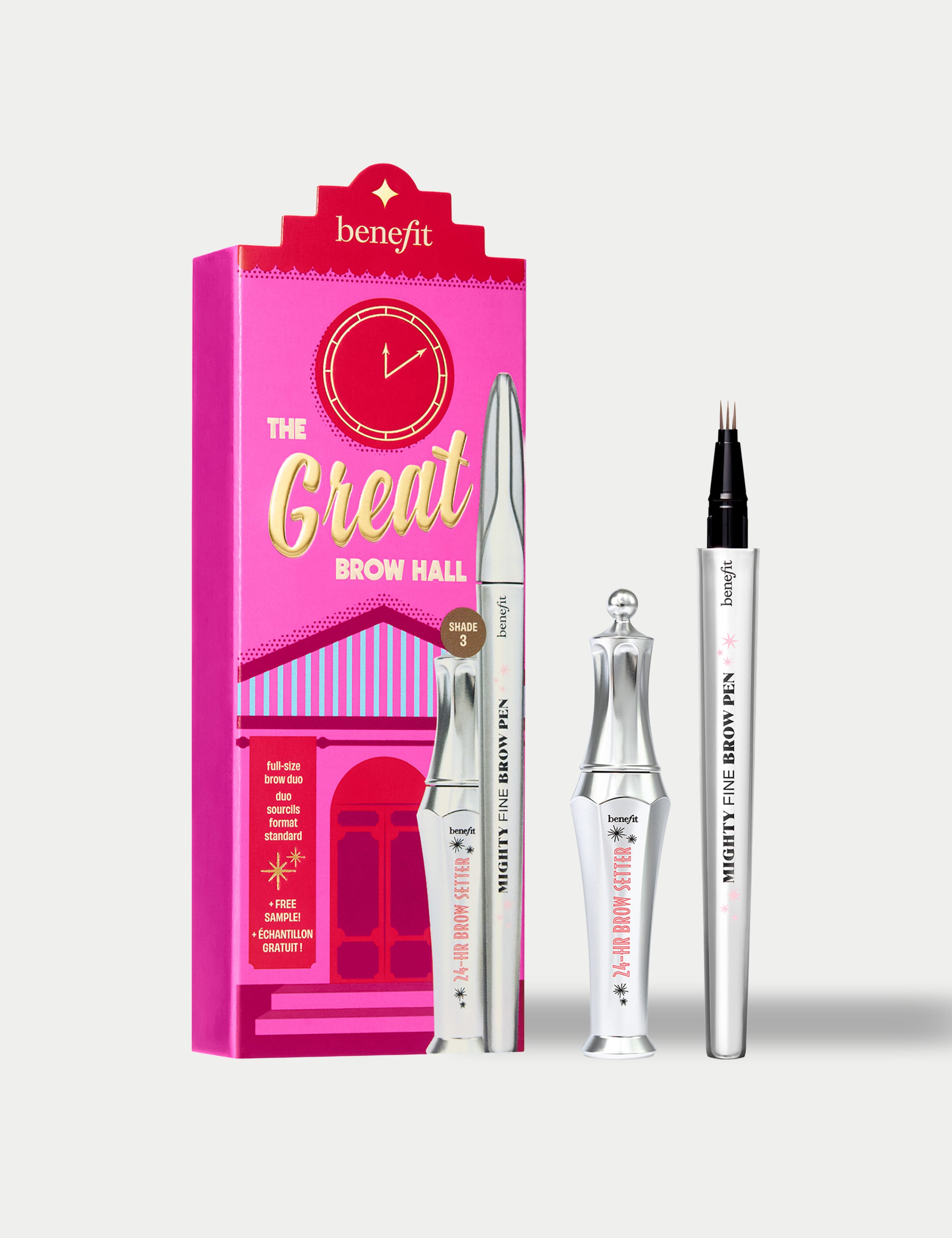 The Great Brow Hall, Eyebrow Pen & 24Hr Brow Setter Duo Gift Set