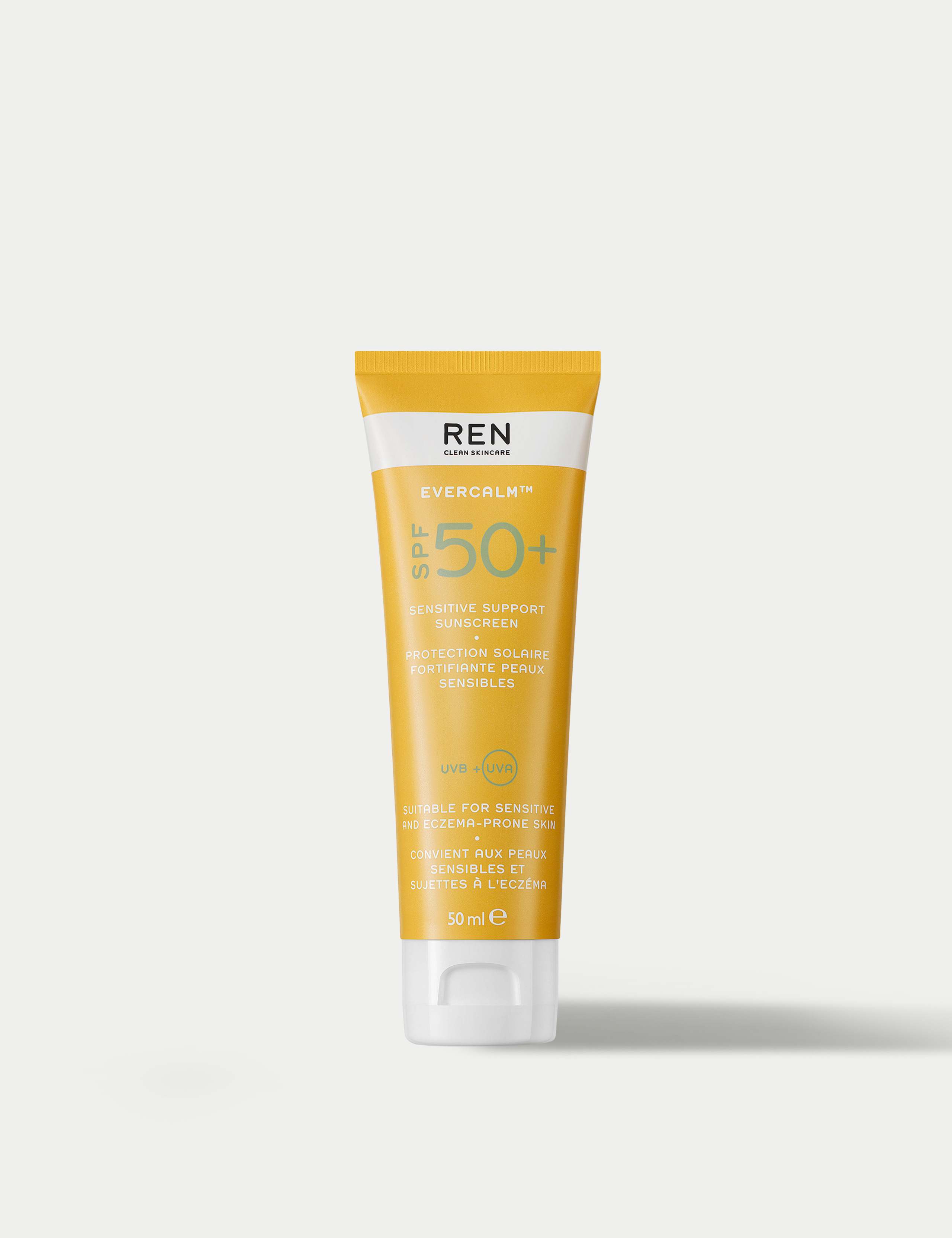 Clean Skincare Evercalm Sensitive Support Sunscreen SPF 50+ 50ml
