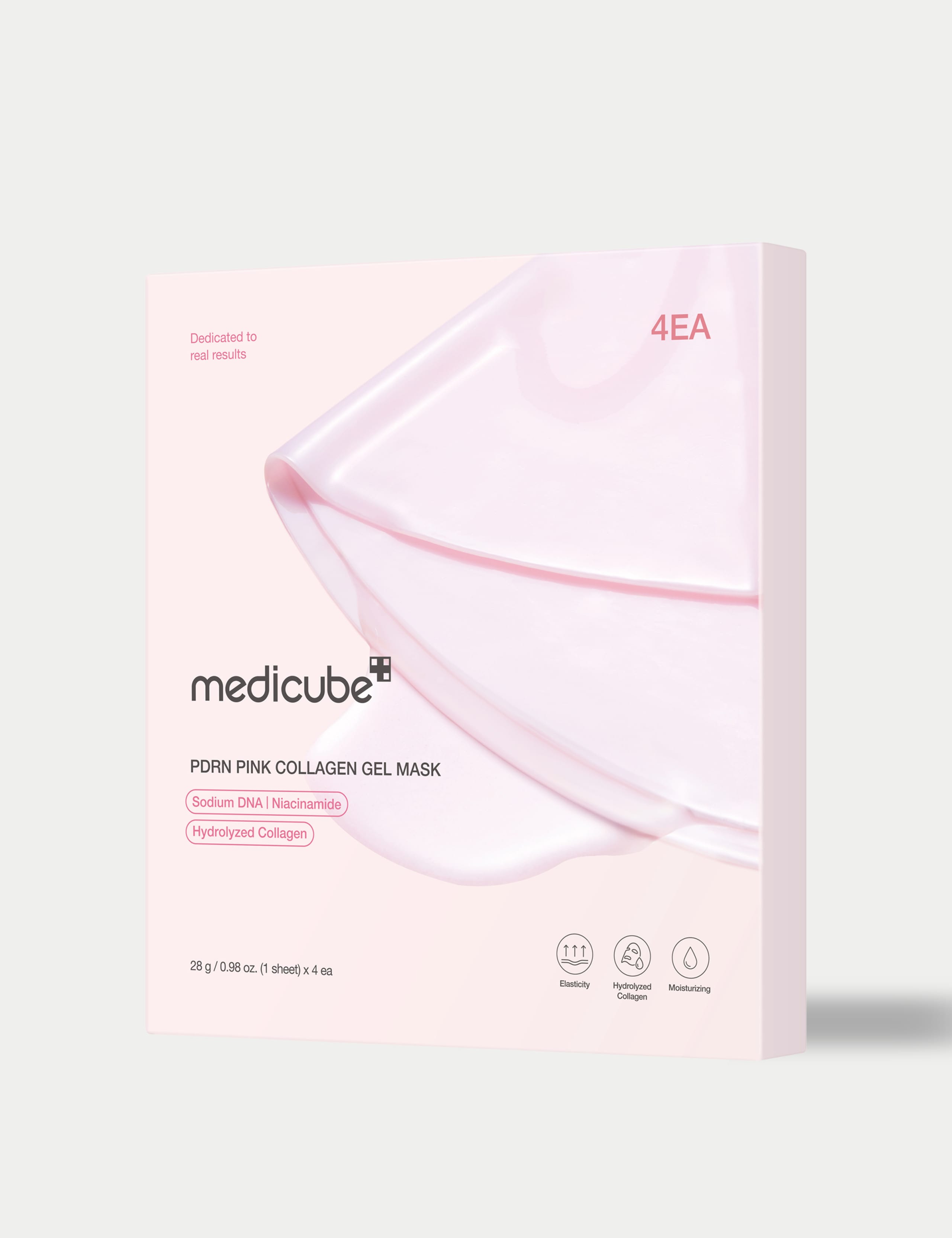 PDRN Pink Collagen Gel Mask (4 Pack)