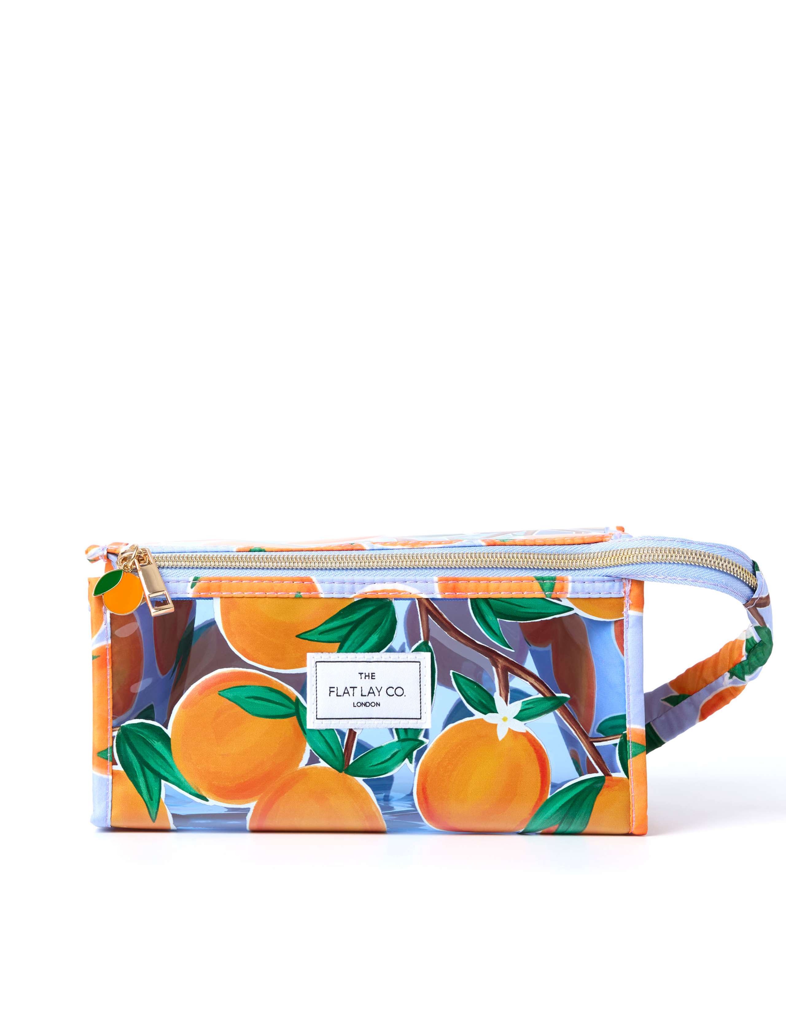 Jelly Flat Lay Makeup Box Bag - Mediterranean Oranges