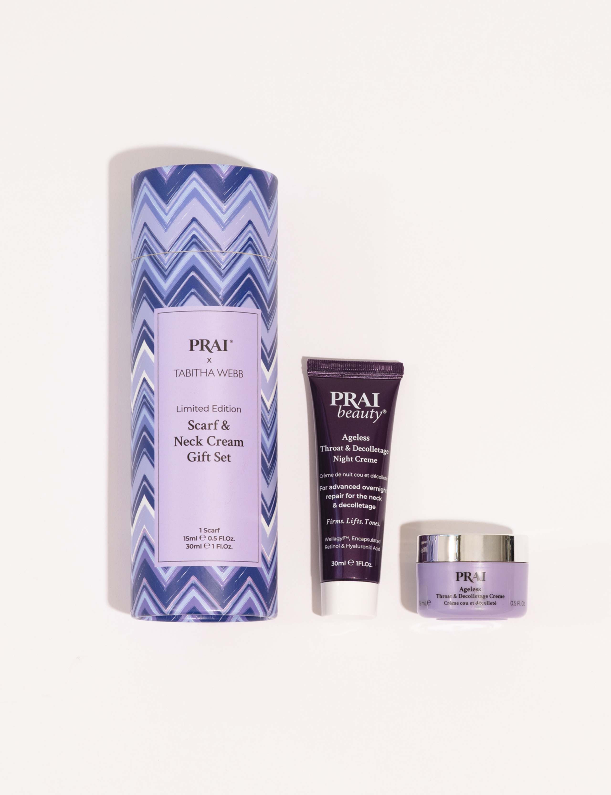 PRAI x Tabitha Webb Neck Scarf & Neck Cream Duo