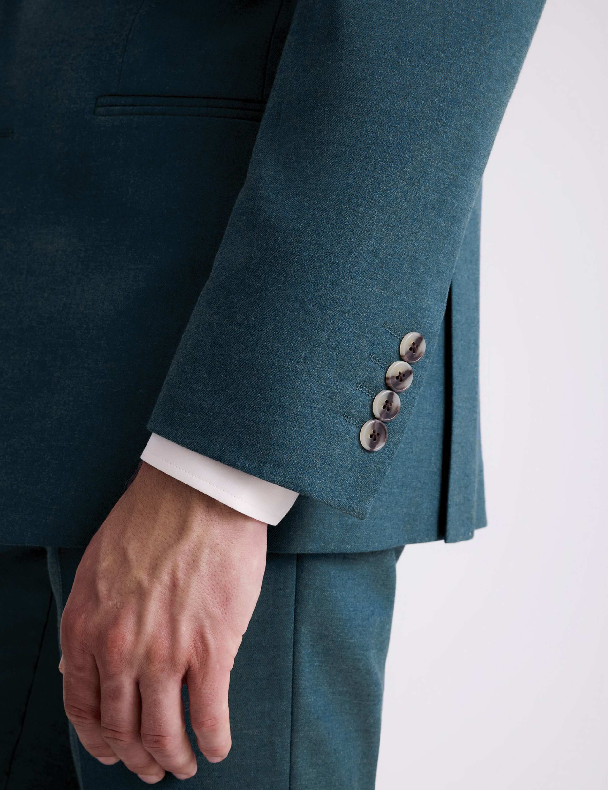 3 Piece Tailored Fit Flannel Suit 5 of 7