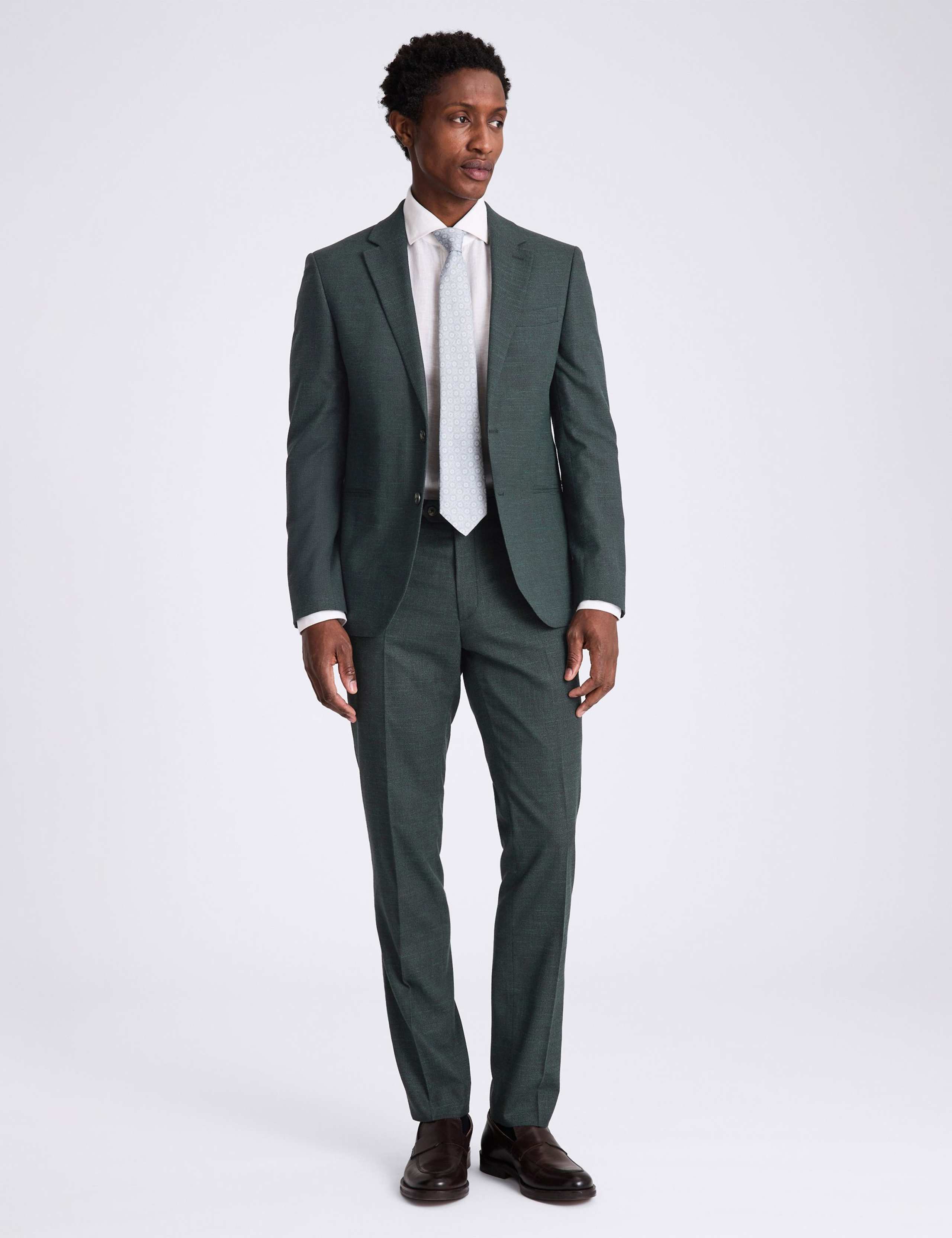 3 Piece Slim Fit Puppytooth Suit 5 of 7