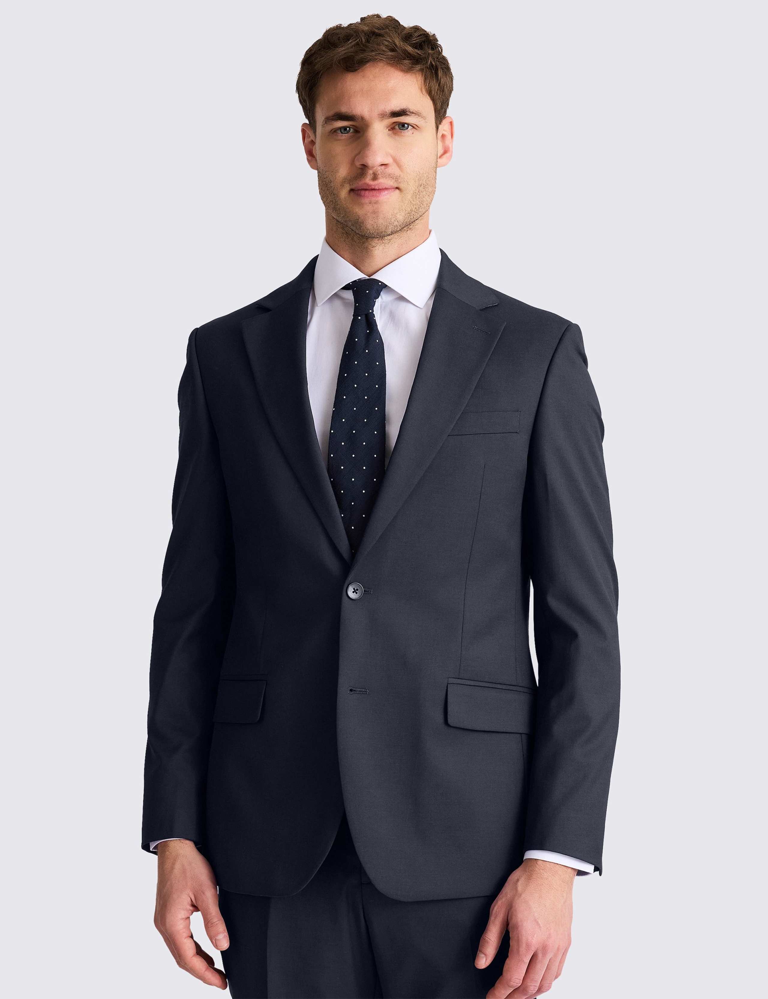 Tailored Fit Stretch Suit Jacket