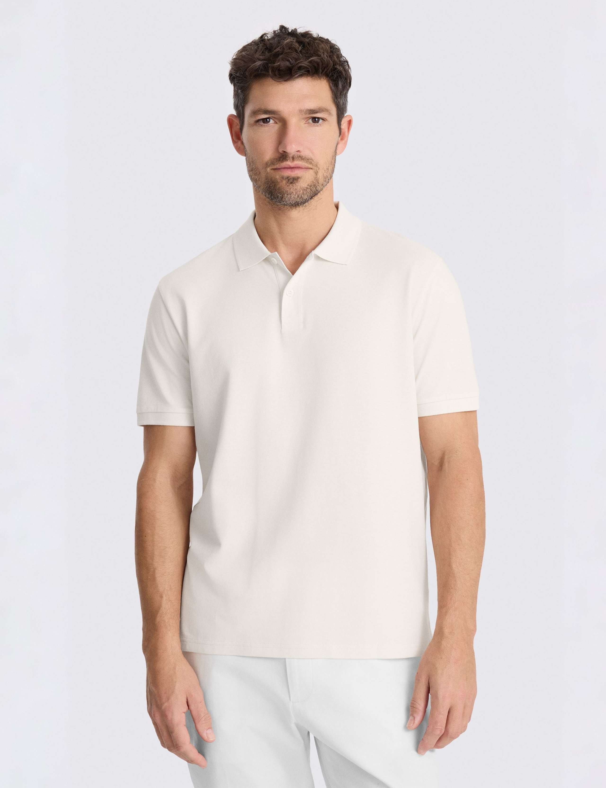Cotton Rich Piqué Polo Shirt