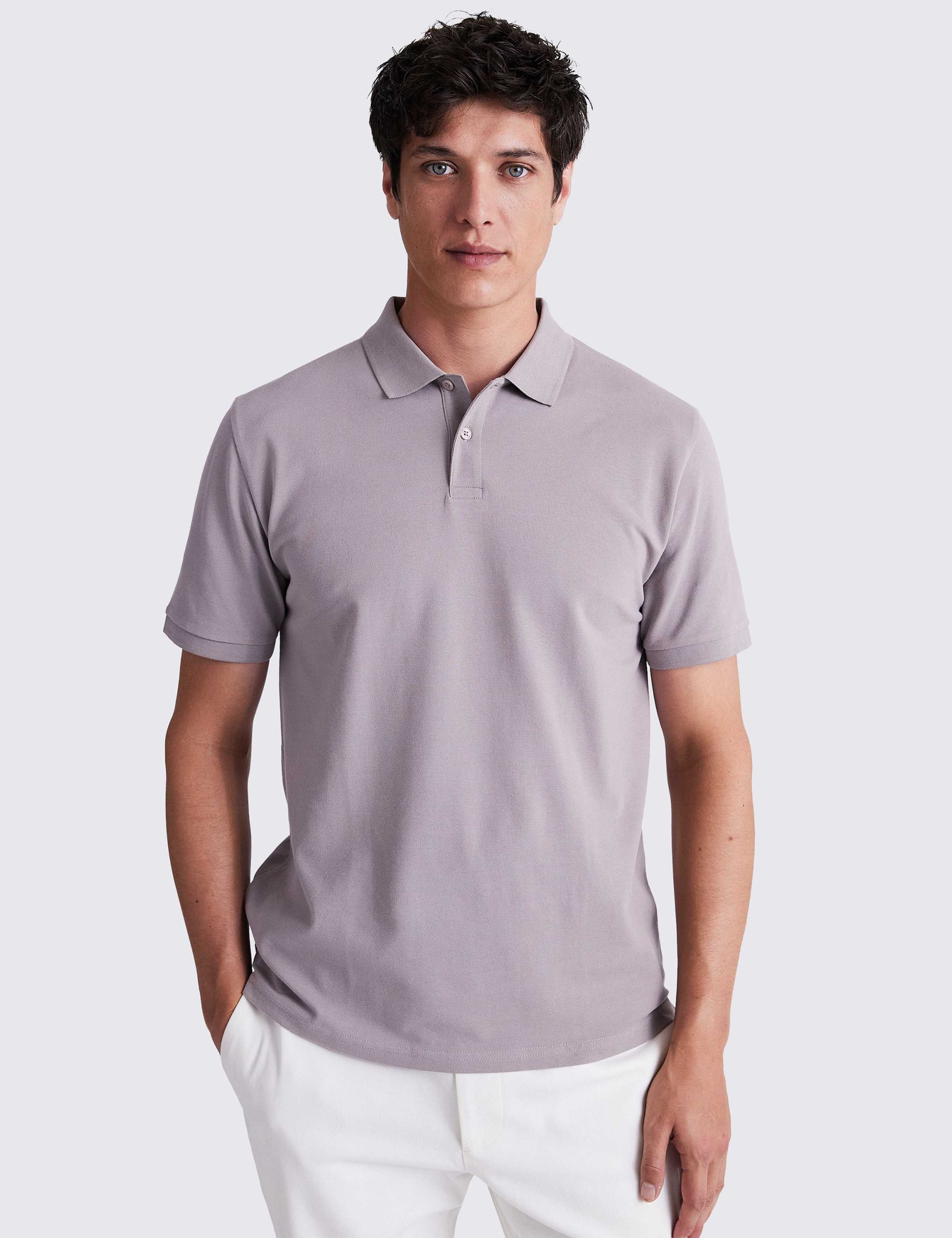 Cotton Rich Piqué Polo Shirt