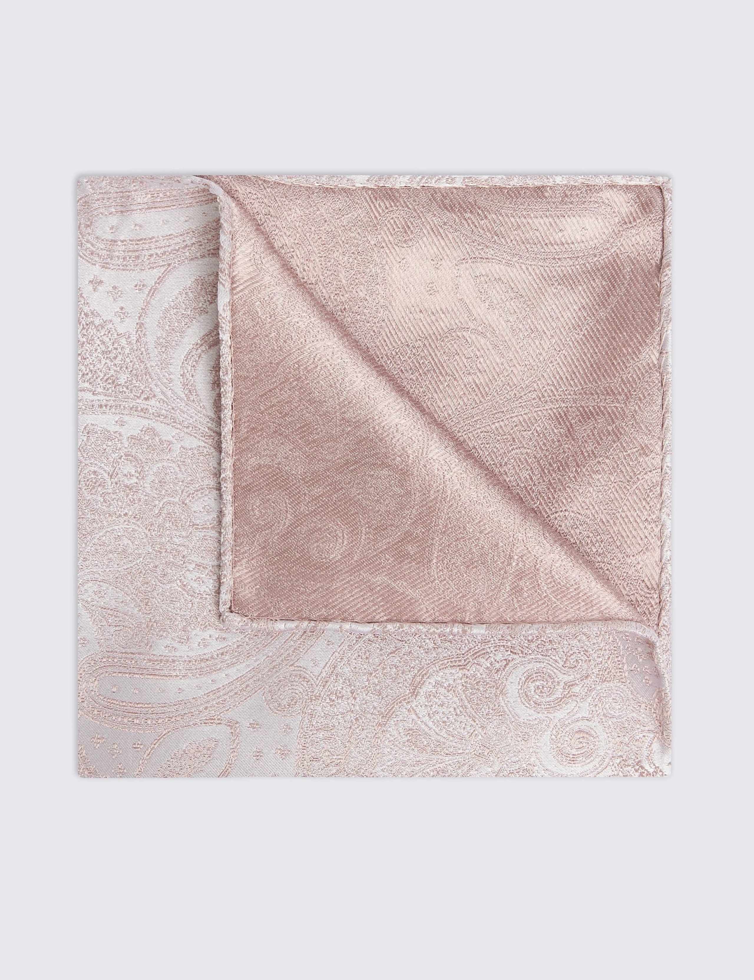 Paisley Pure Silk Pocket Square