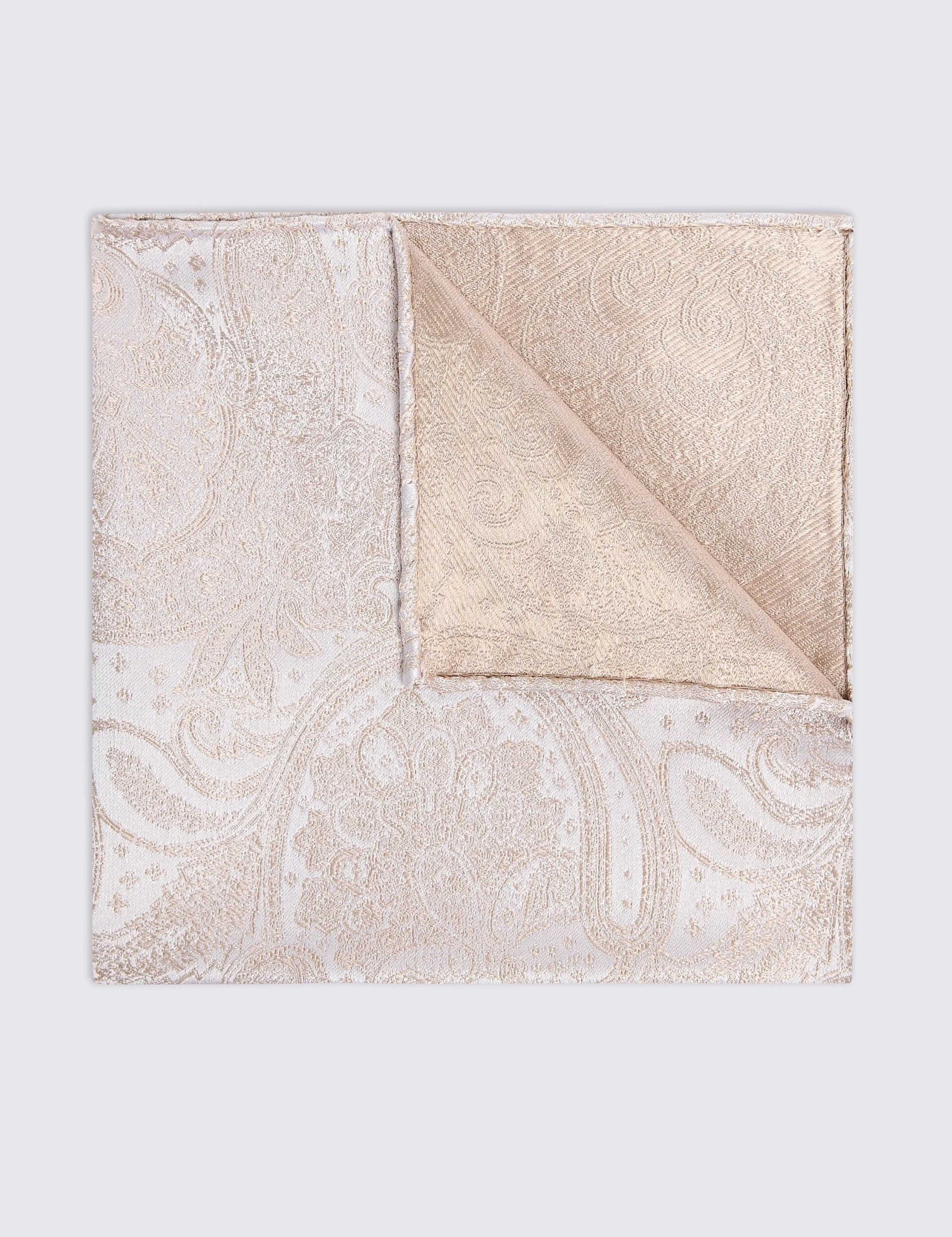Paisley Pure Silk Pocket Square