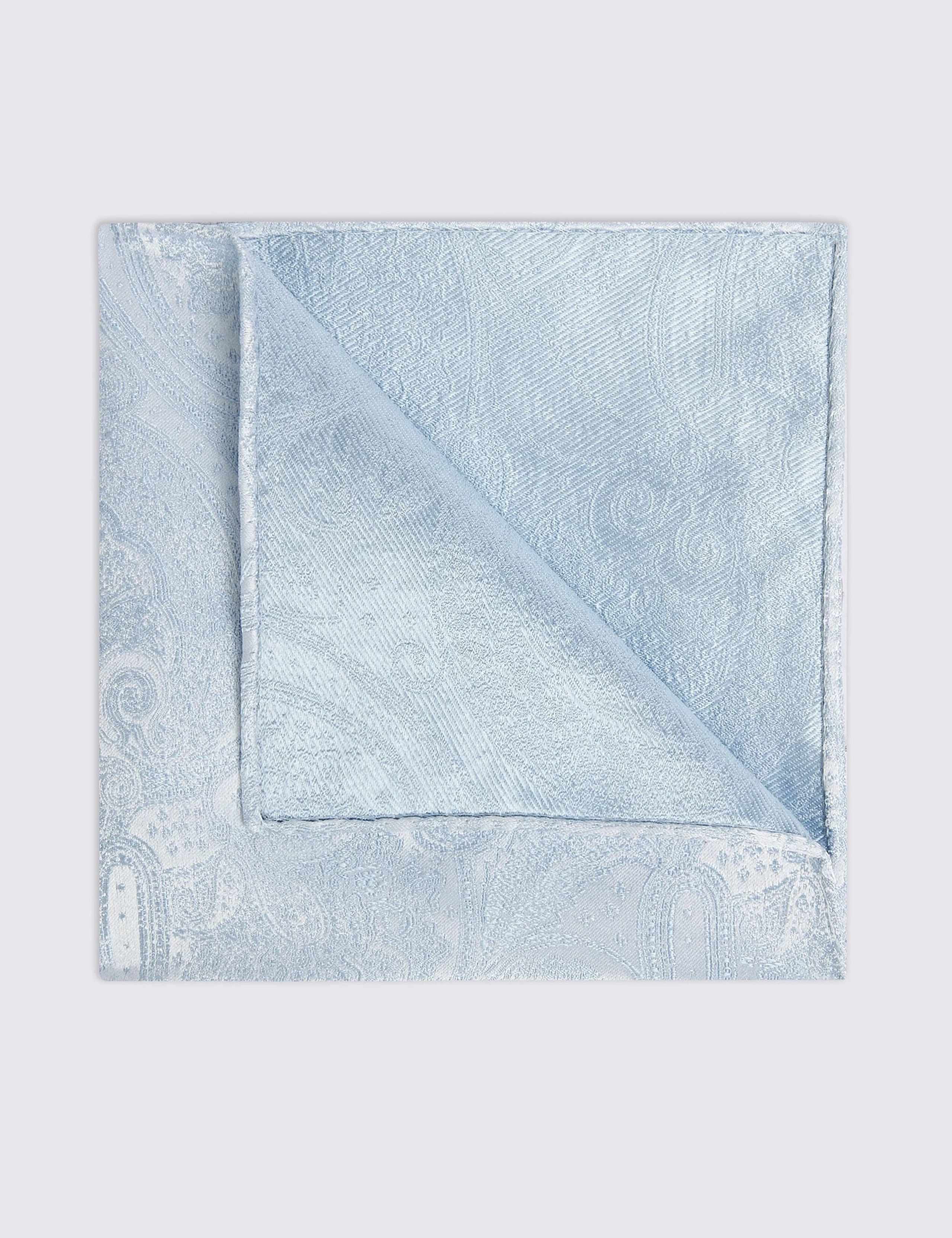 Paisley Pure Silk Pocket Square