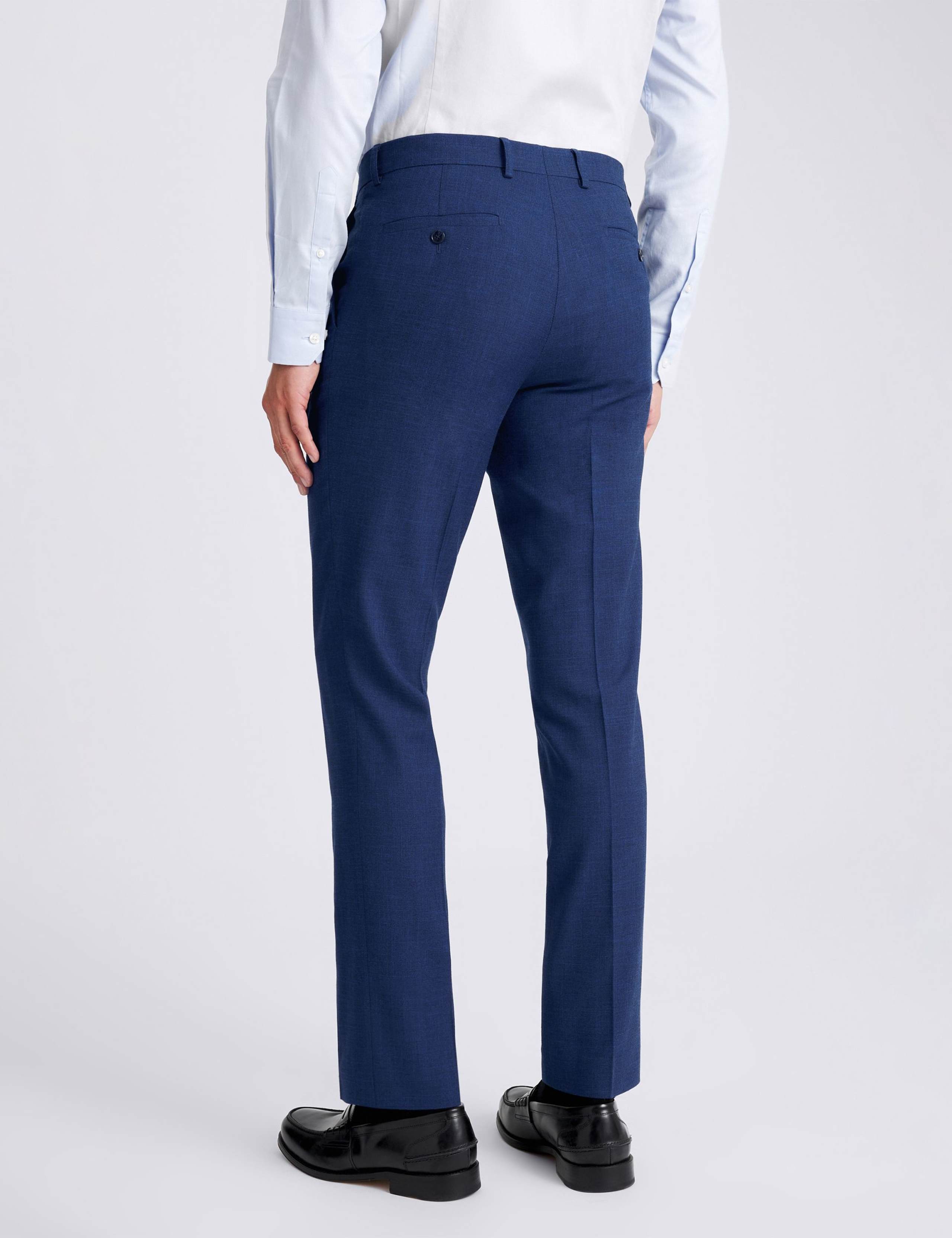 3 Piece Slim Fit Slub Textured Suit 7 of 7