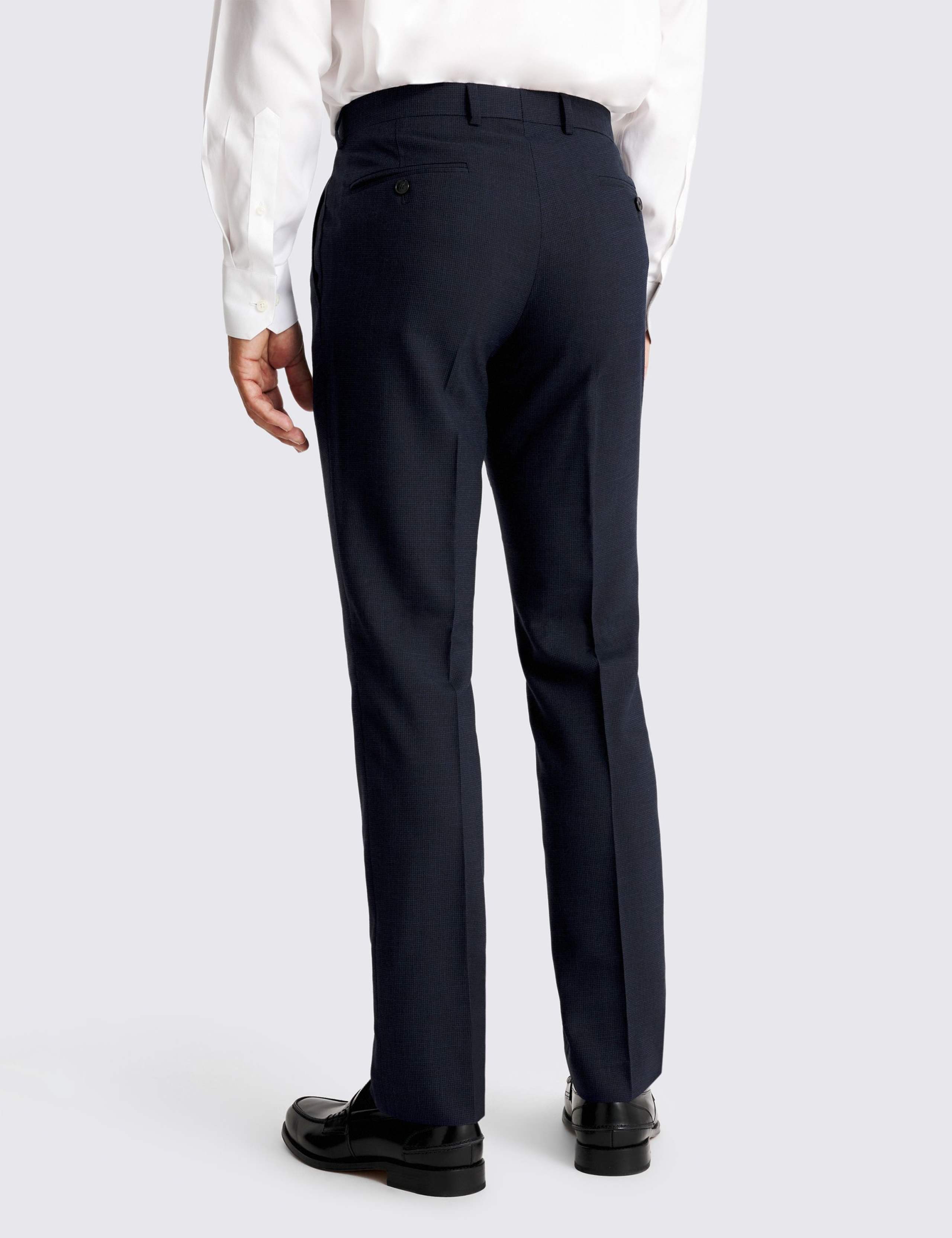 2 Piece Slim Fit Puppytooth Double Breasted Suits 4 of 5