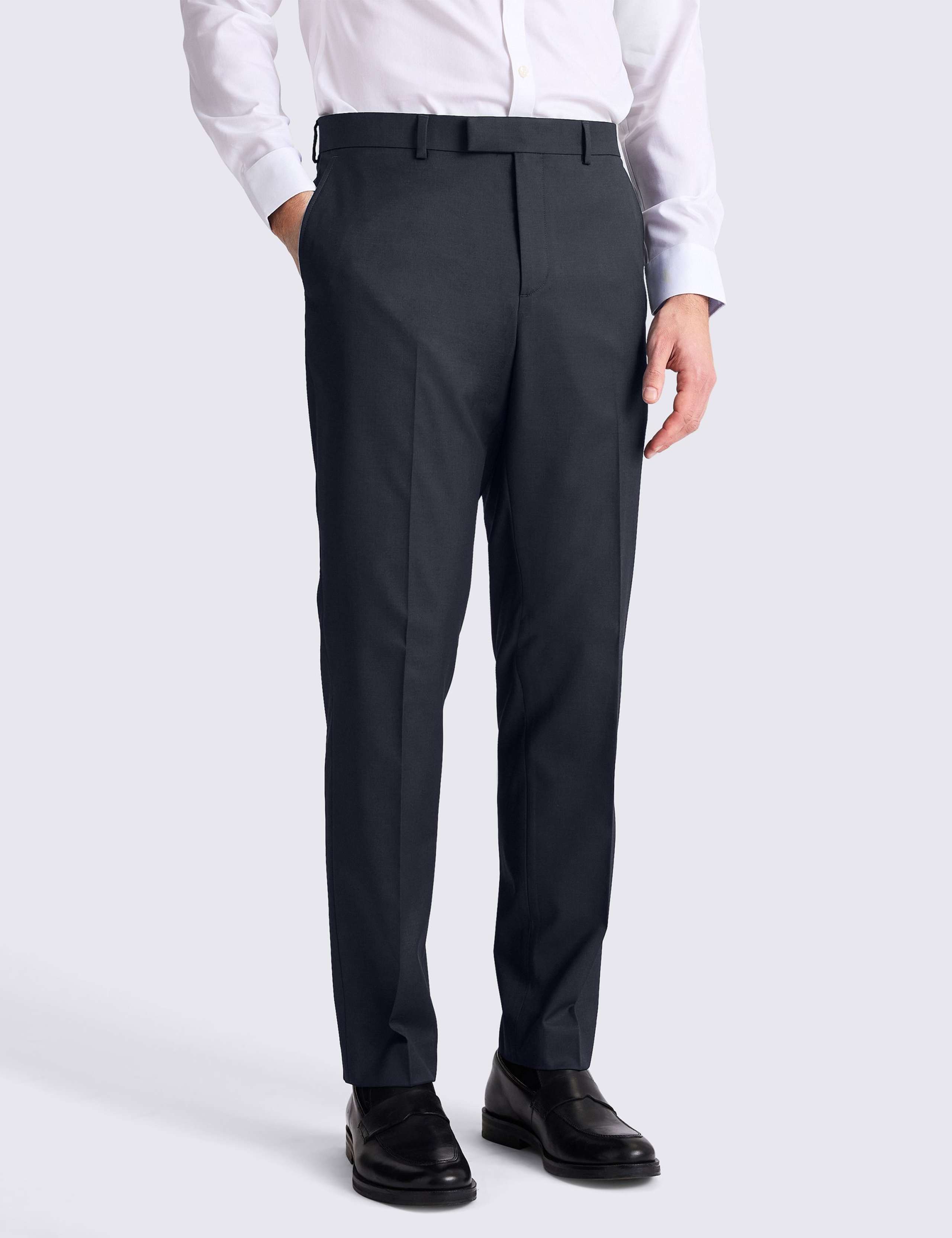 Tailored Fit Stretch Suit Trousers