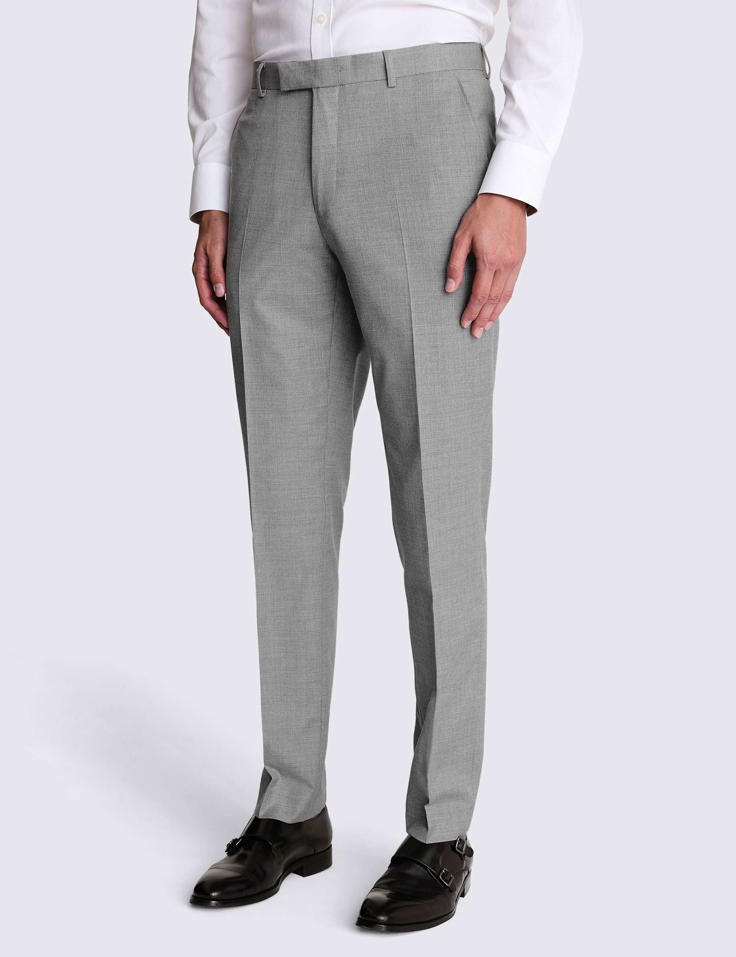 Tailored Fit Stretch Suit Trousers