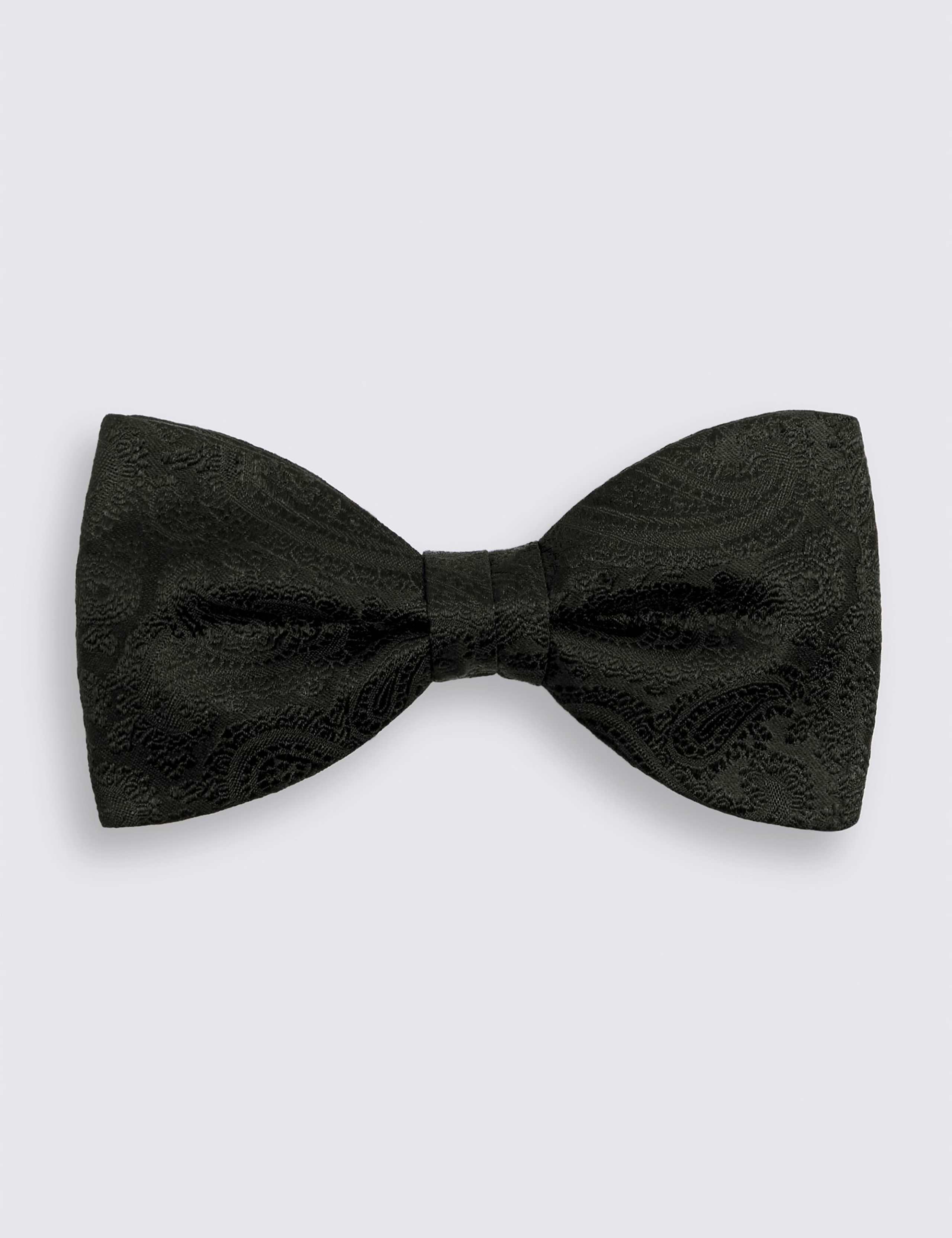 Paisley Pure Silk Bow Tie