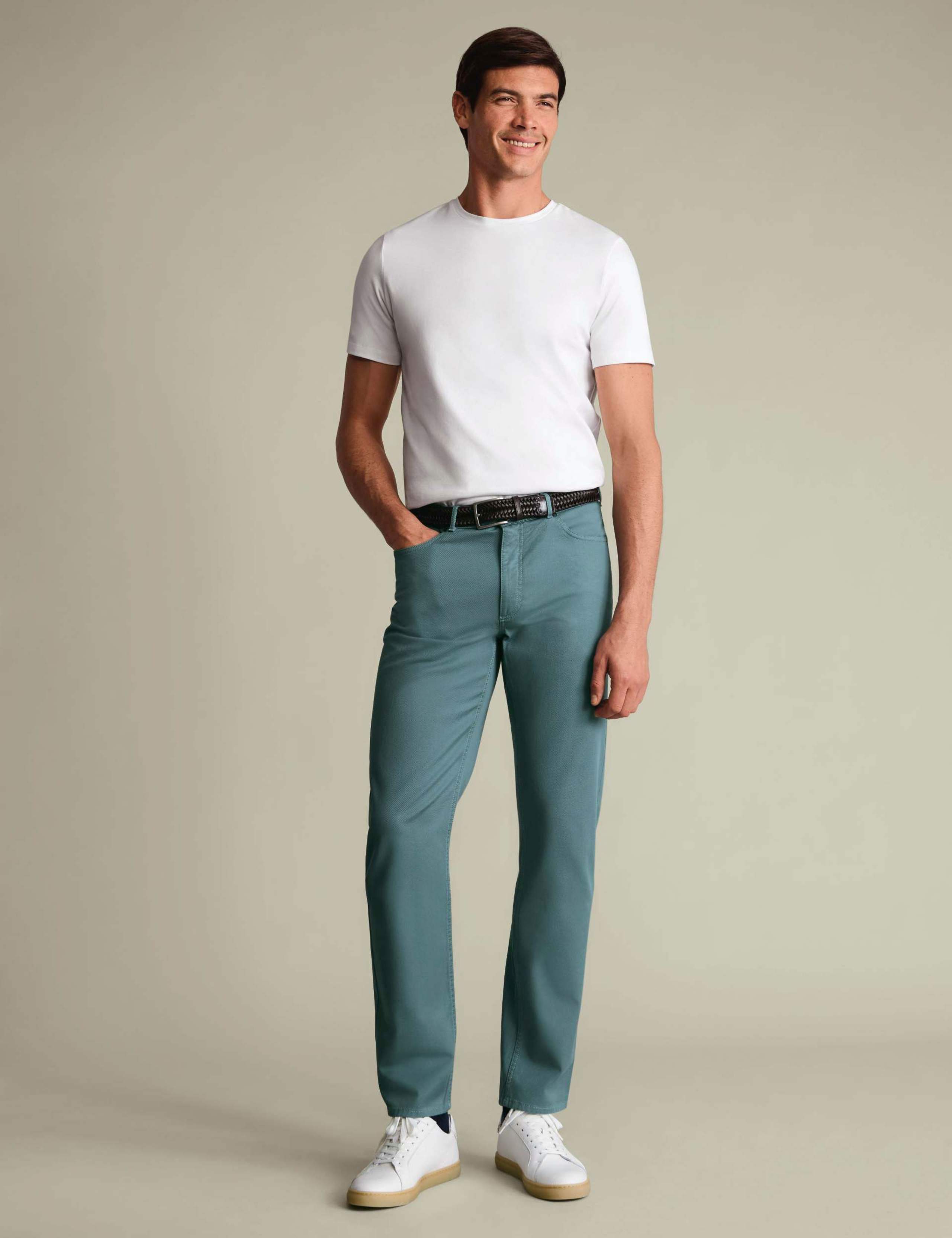 Slim Fit 5 Pocket Stretch Jeans