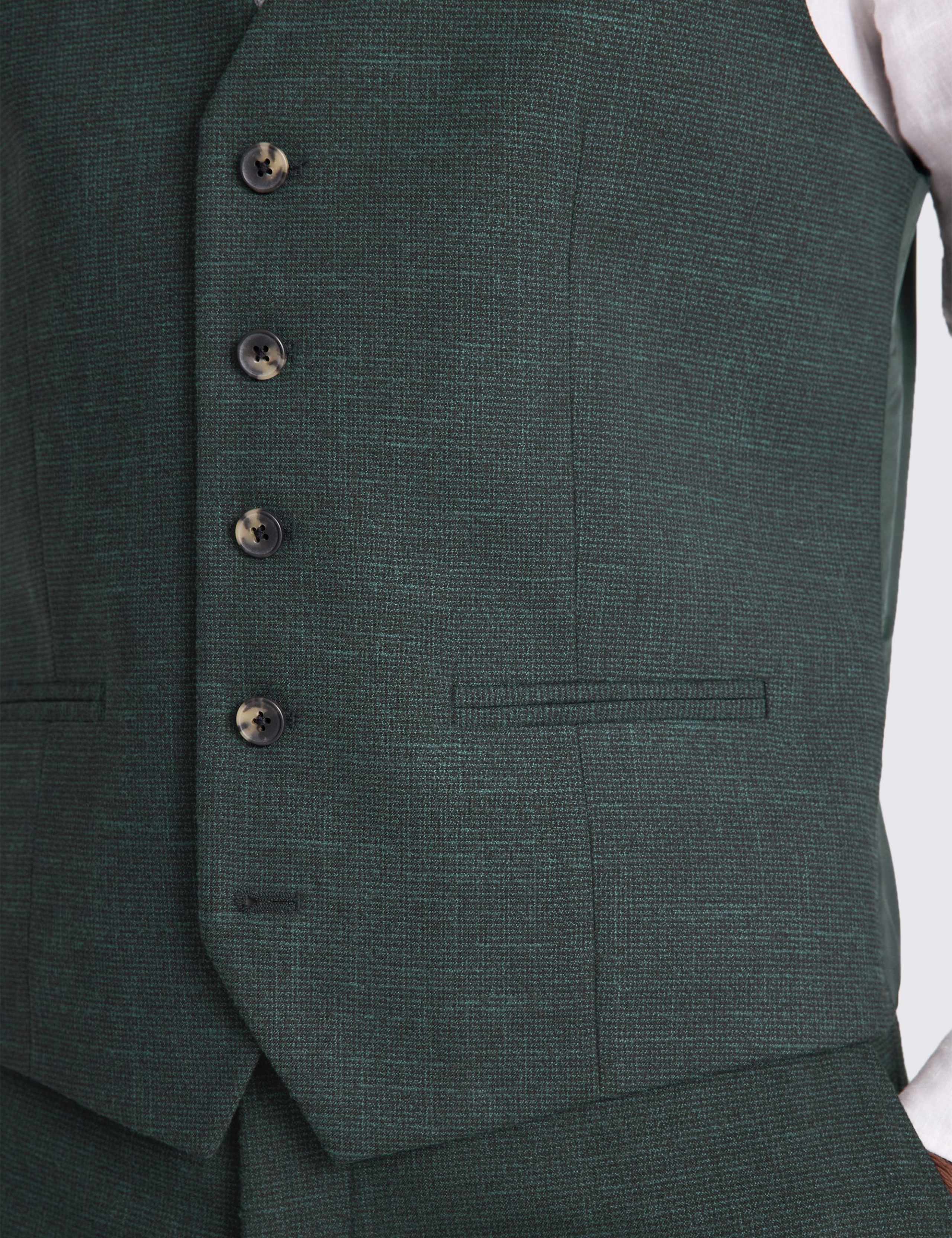 3 Piece Slim Fit Puppytooth Suit 7 of 7