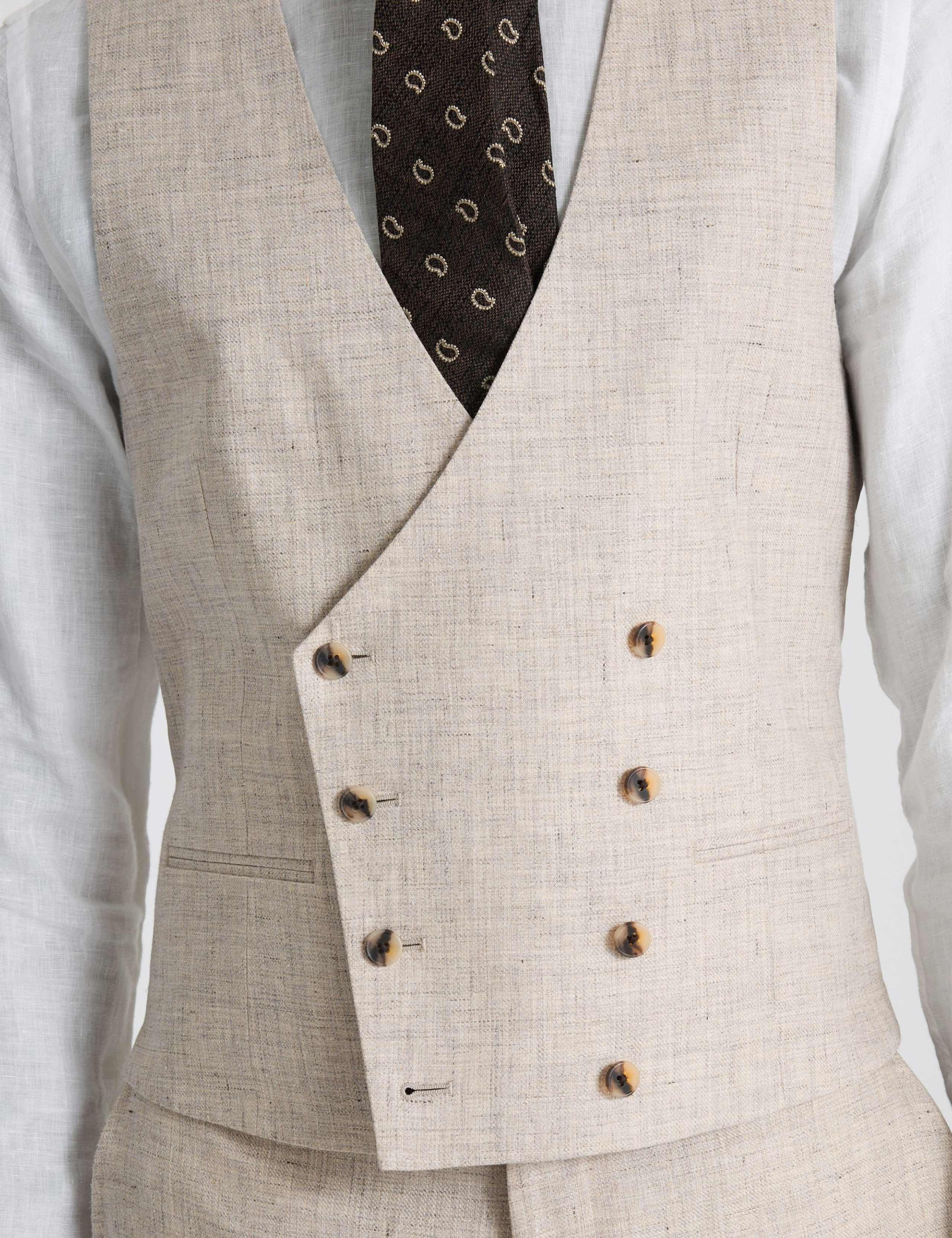 Slim Fit Pure Linen Suit 2 of 6