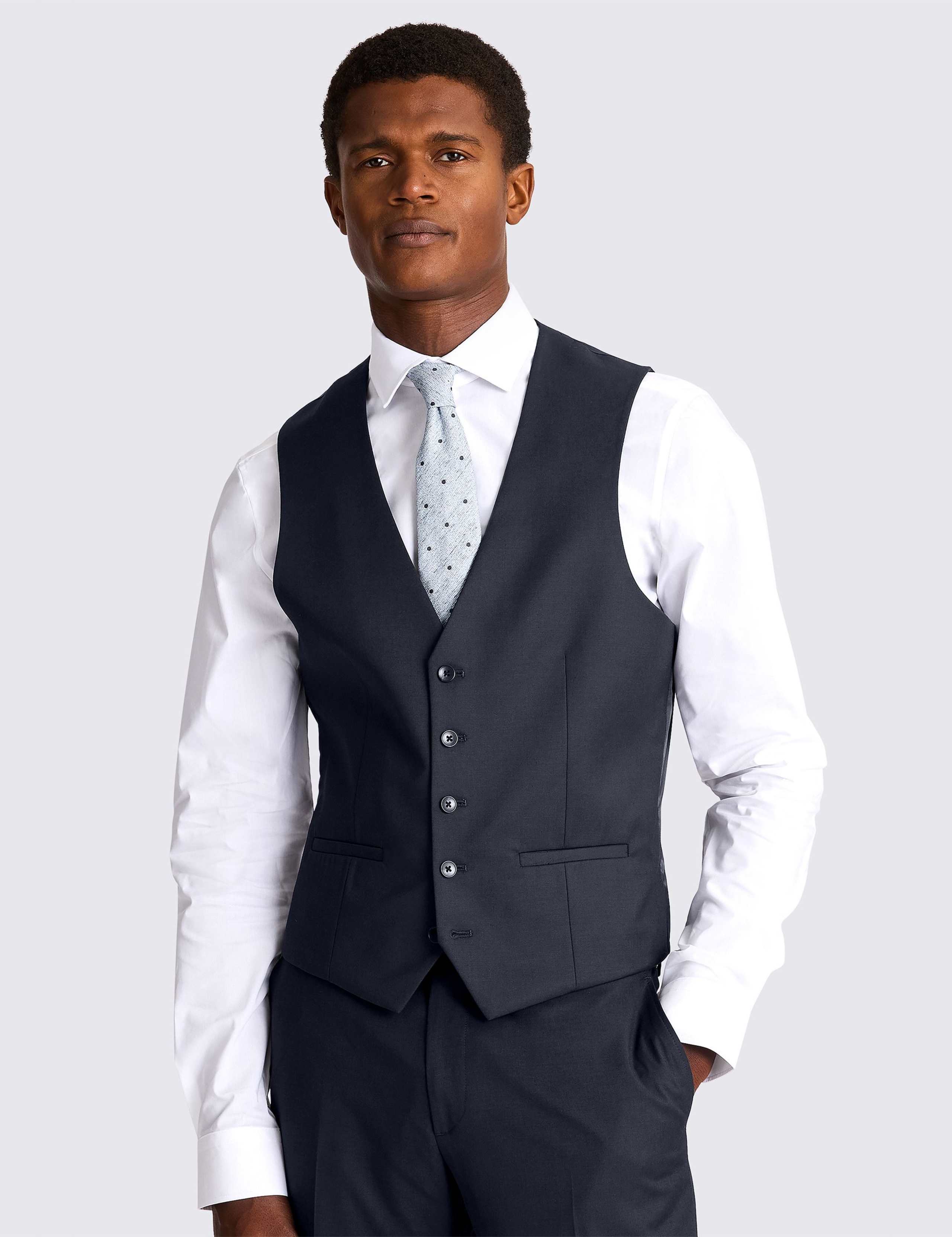 Slim Fit Stretch Waistcoat