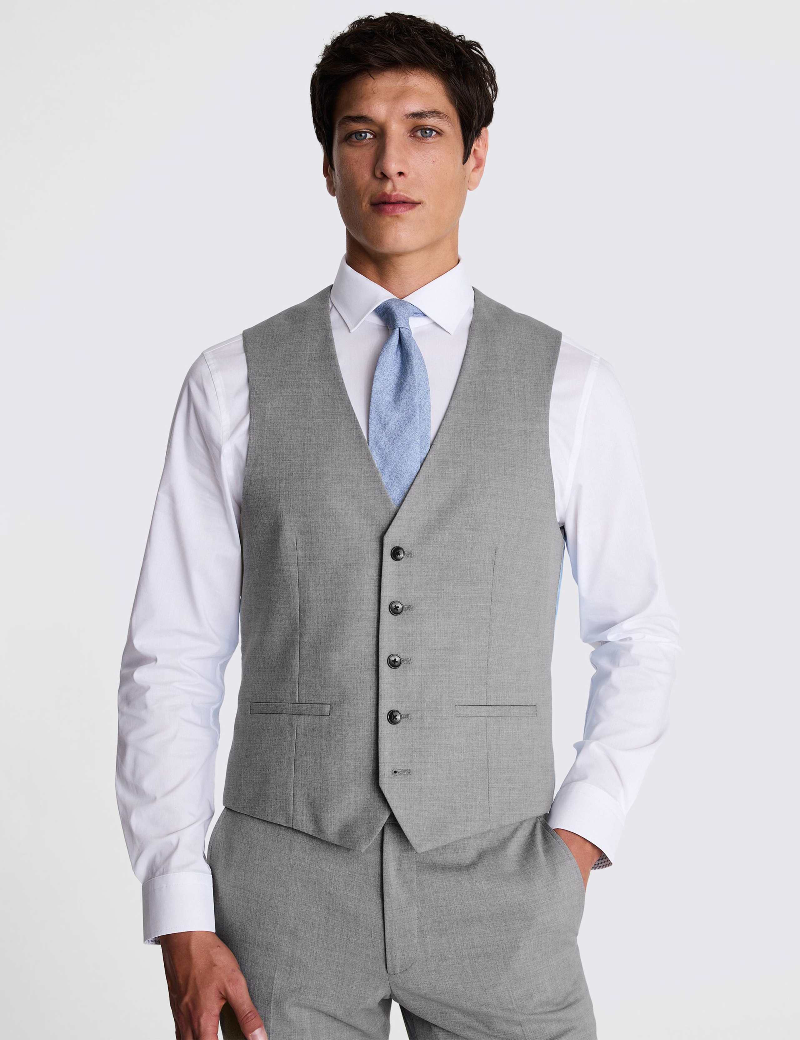 Slim Fit Stretch Waistcoat
