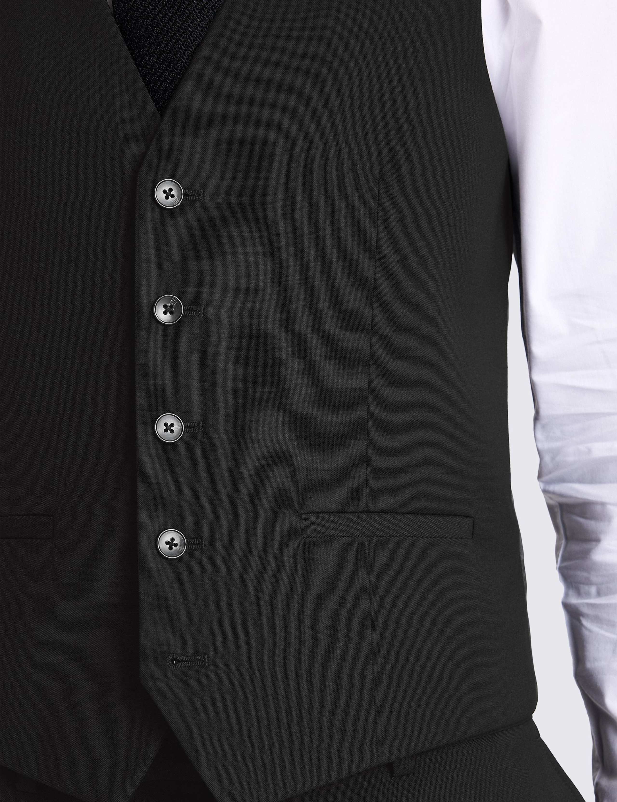 3 Piece Slim Fit Stretch Double Breasted Suit 6 of 7