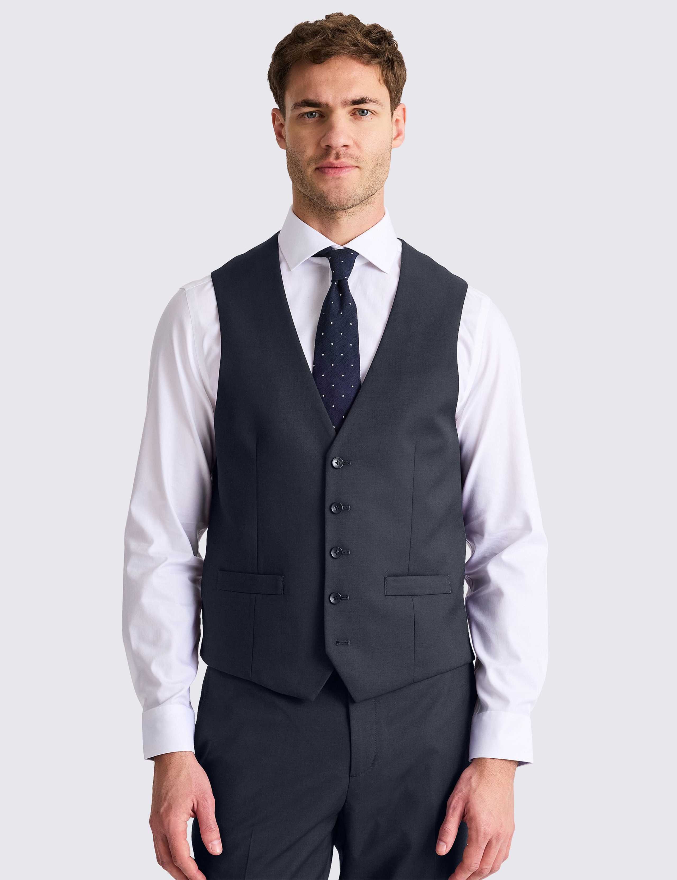 Tailored Fit Stretch Waistcoat