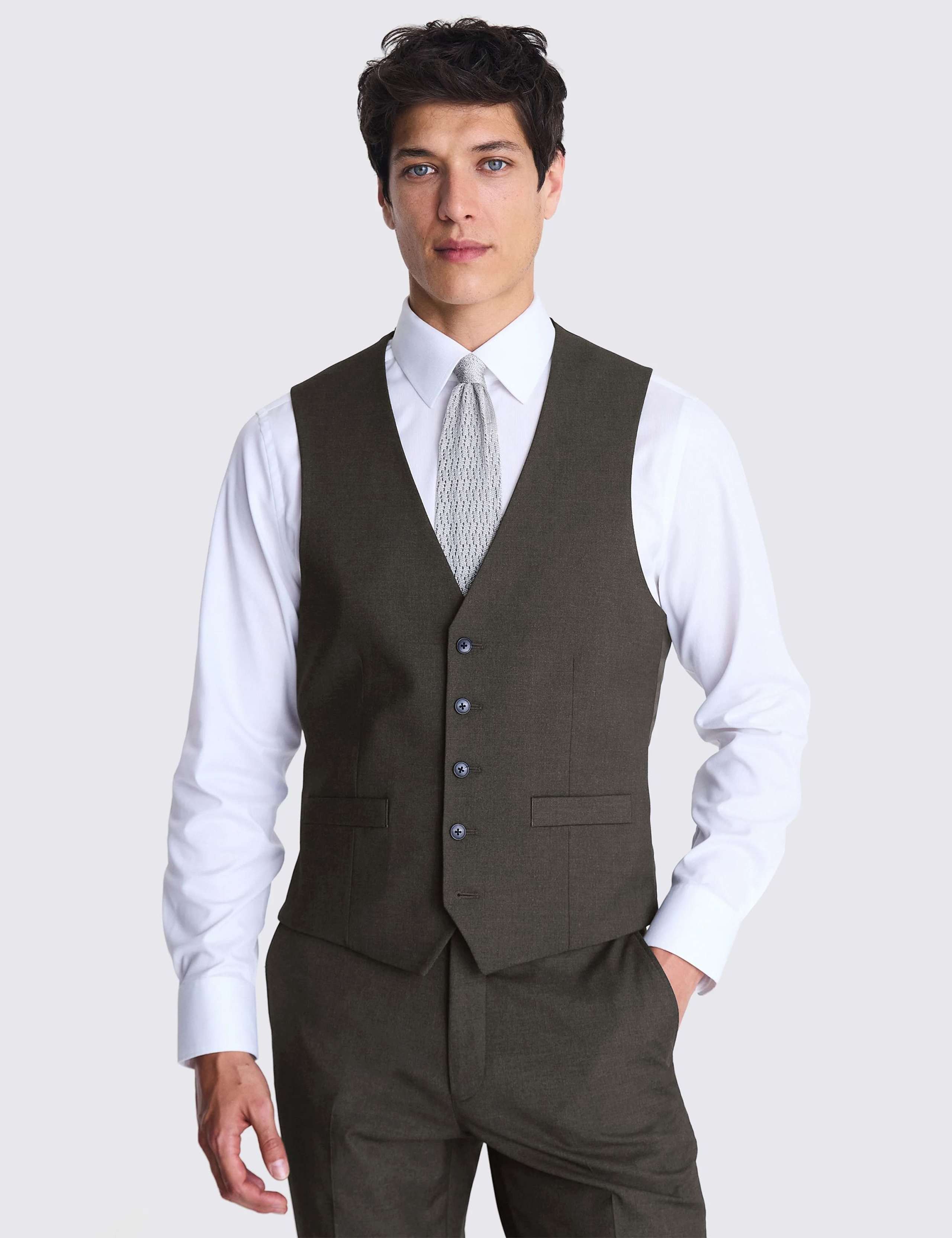 Tailored Fit Stretch Waistcoat