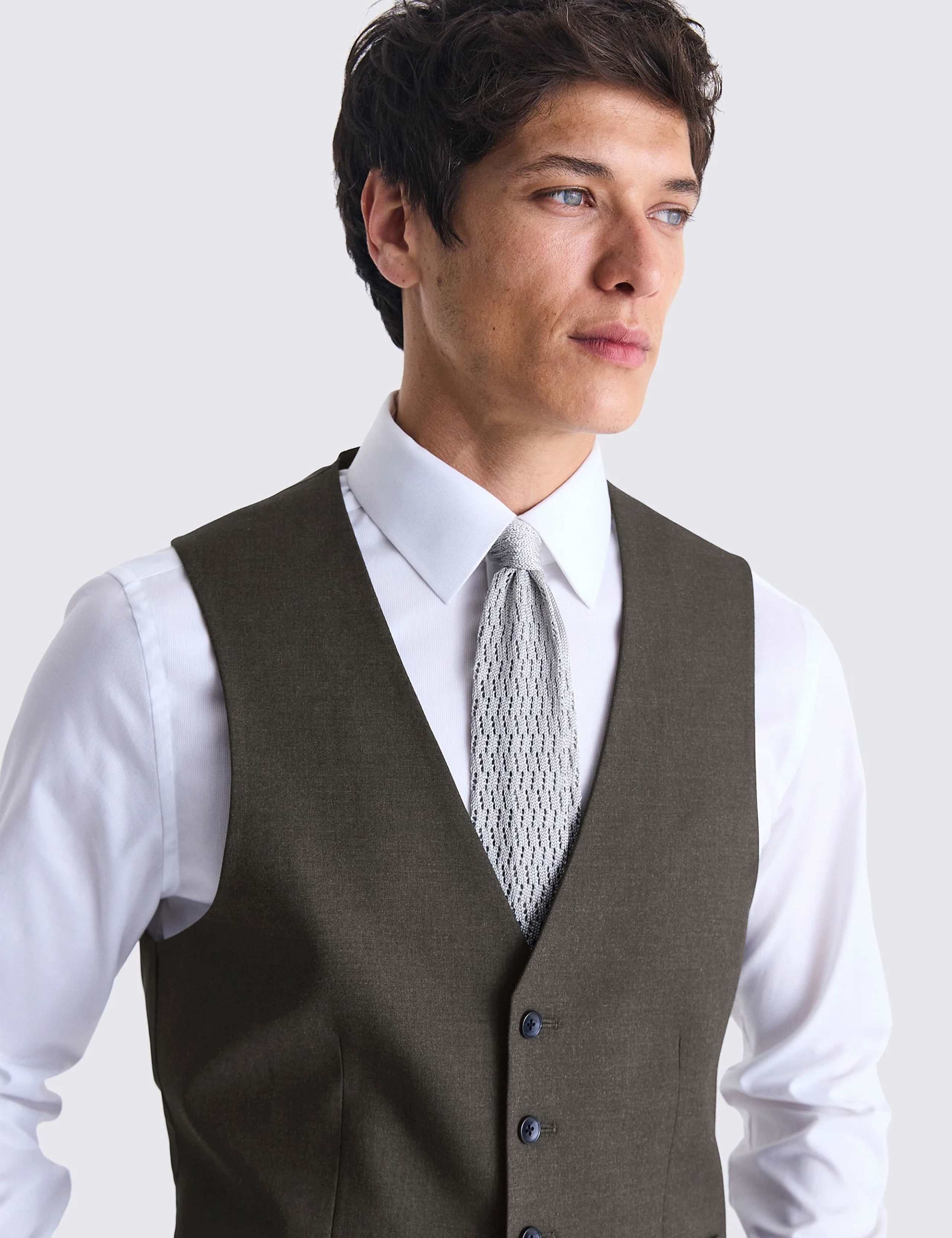 3 Piece Tailored Fit Stretch Suit 6 of 7
