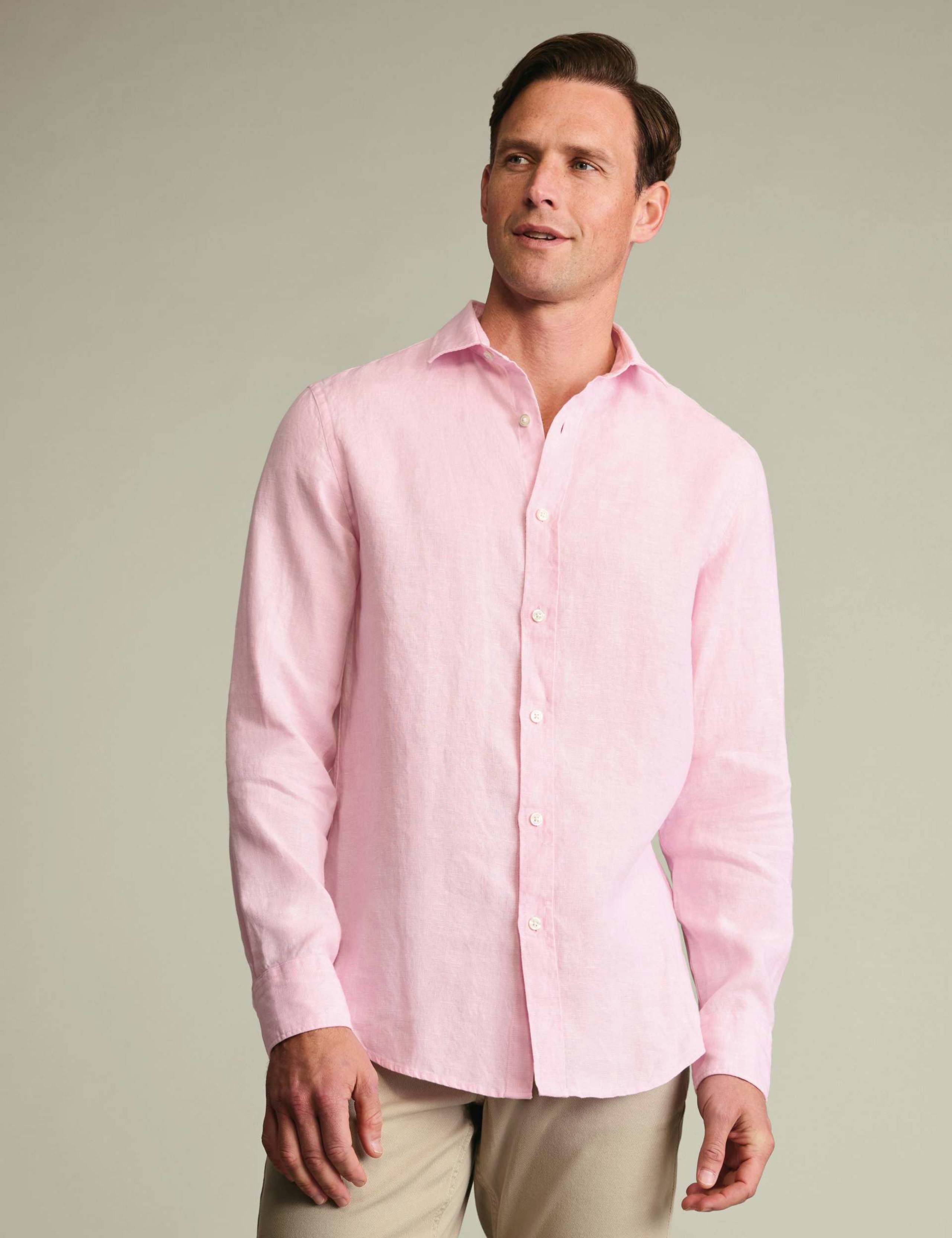 Slim Fit Pure Linen Shirt