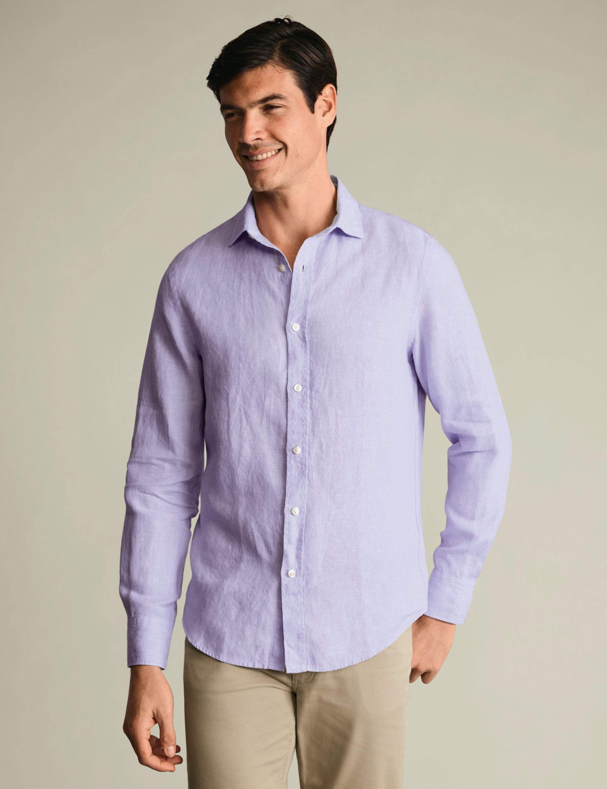 Slim Fit Pure Linen Shirt