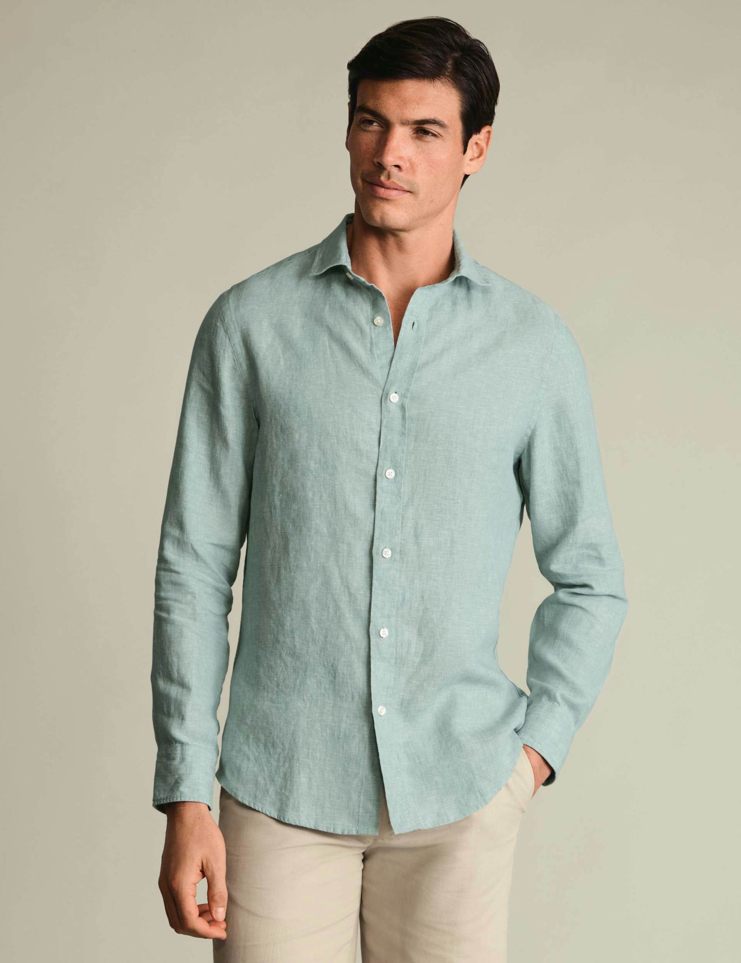 Slim Fit Pure Linen Shirt