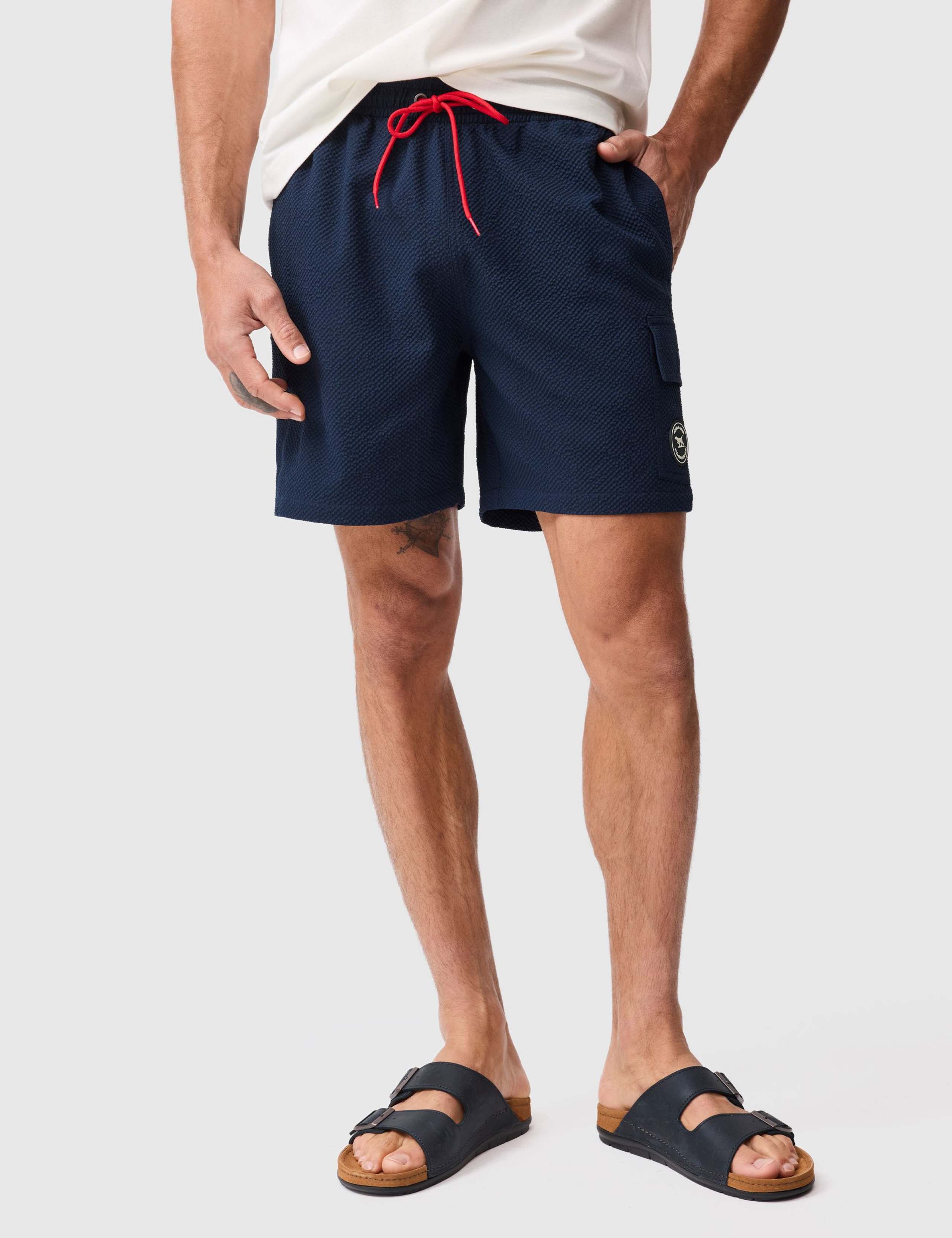 Textured Swim Shorts