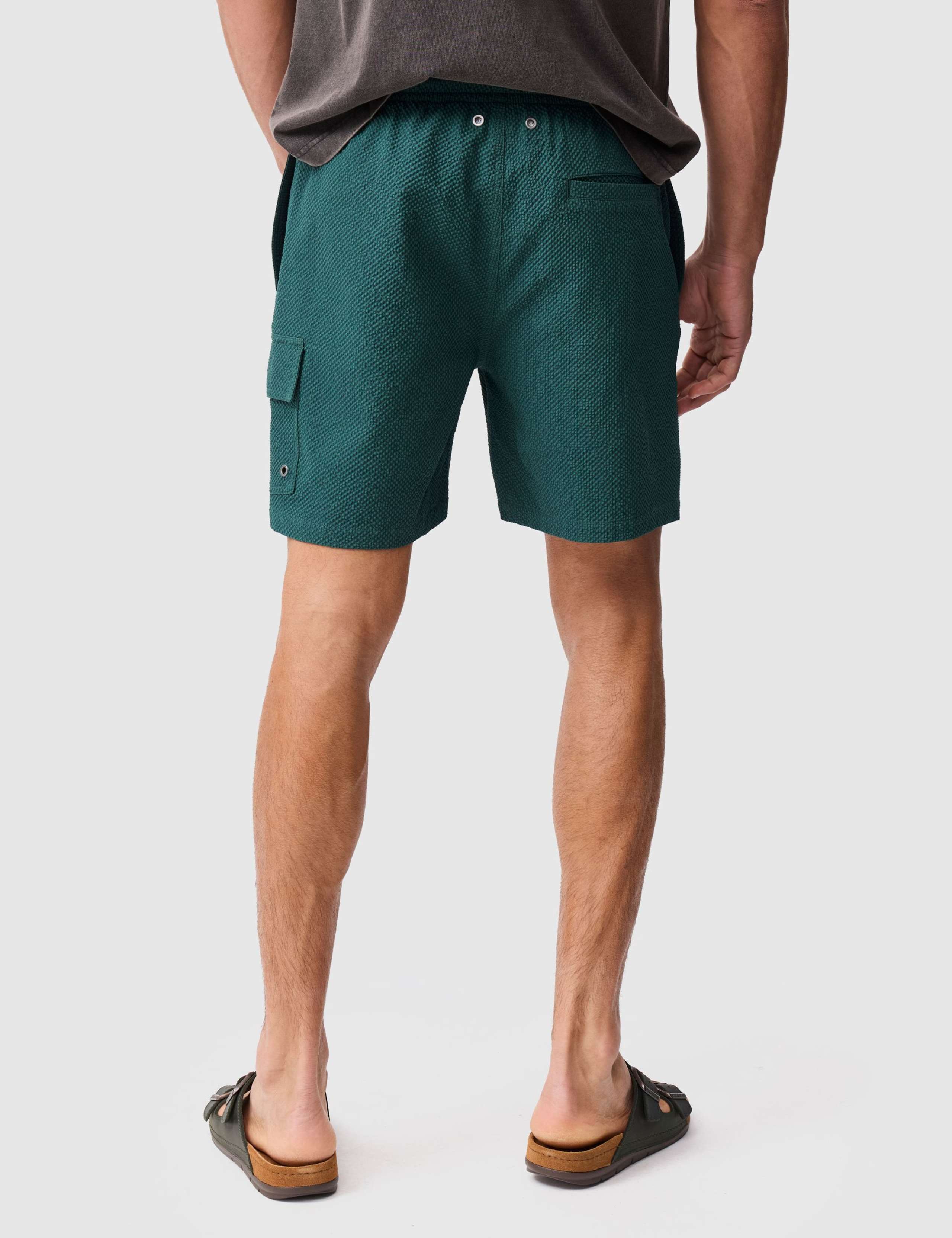 Textured Swim Shorts