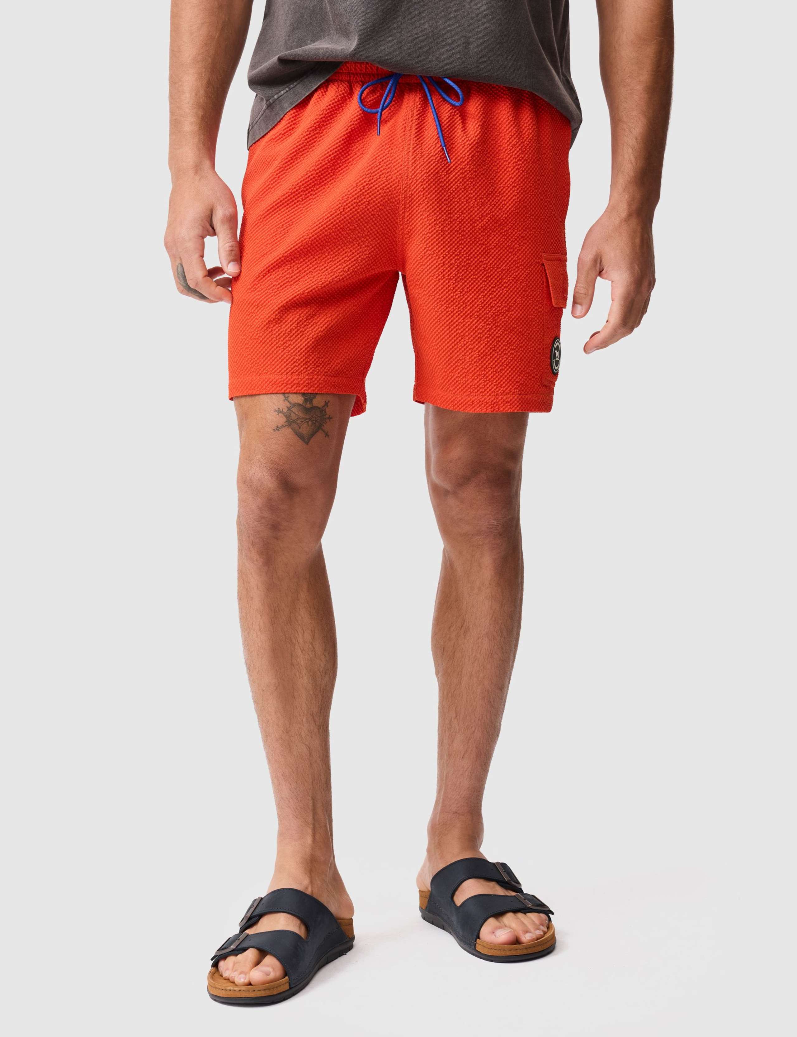 Textured Swim Shorts