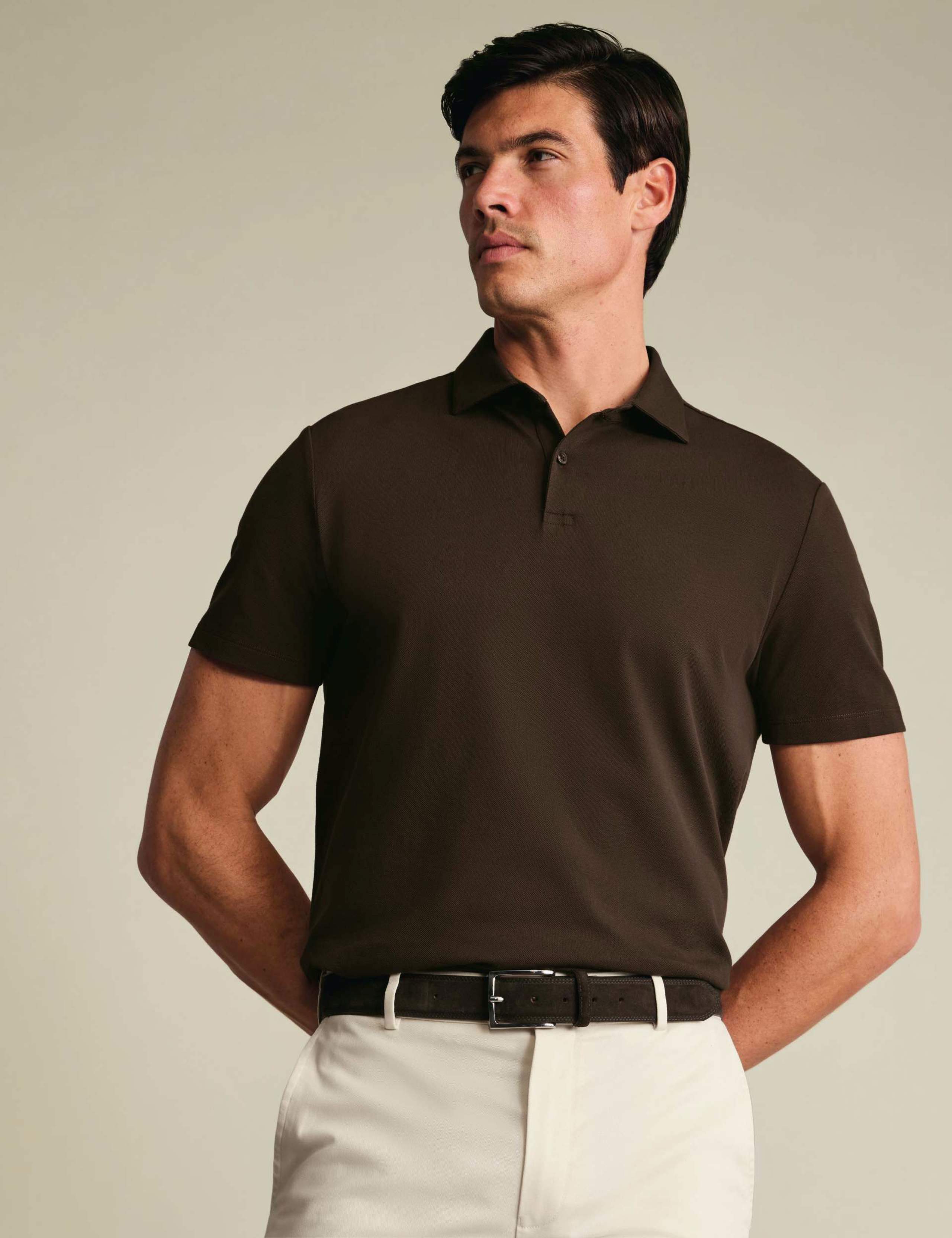 Cotton Rich Pique Short Sleeve Polo Shirt