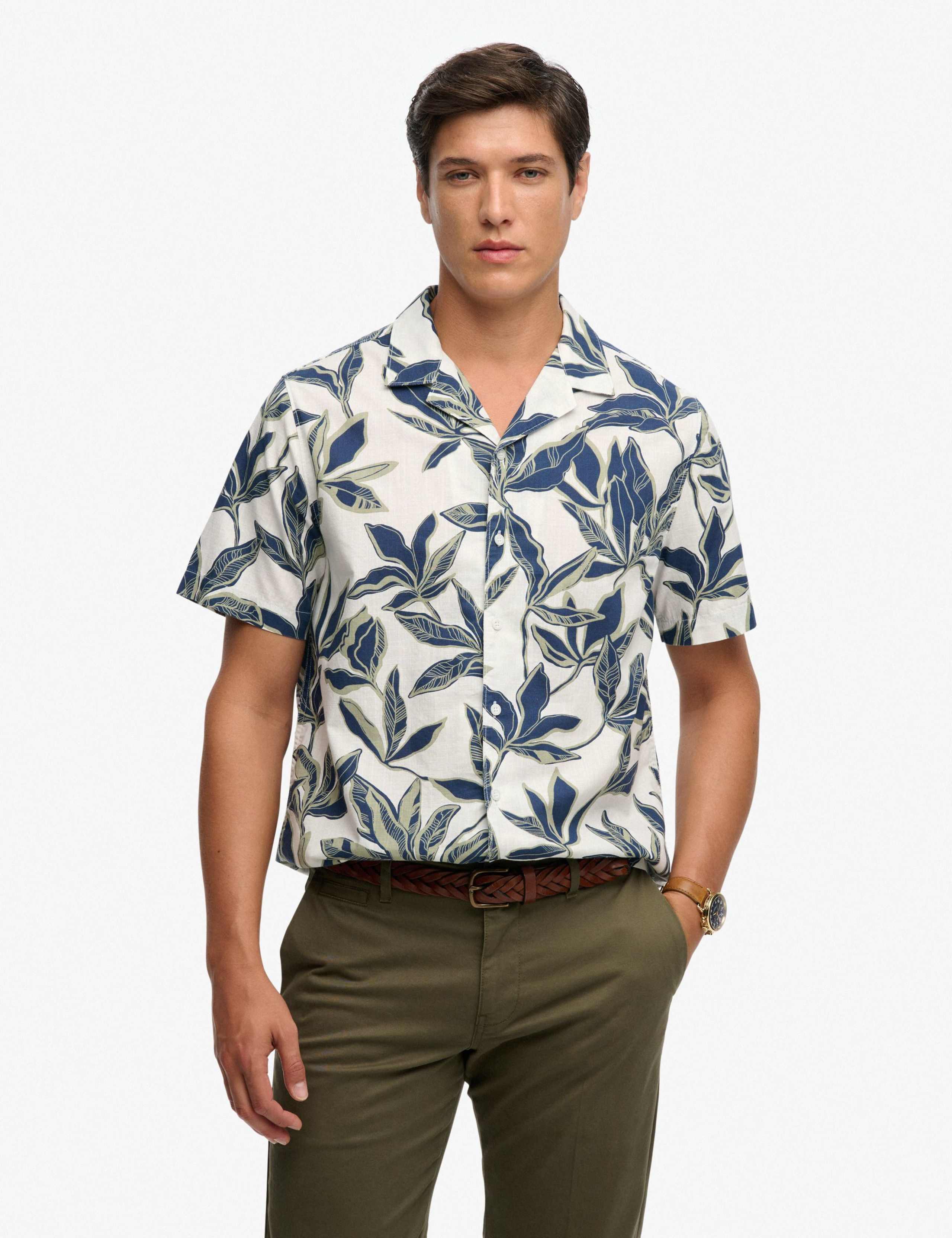 Relaxed Fit Pure Cotton Floral Shirt